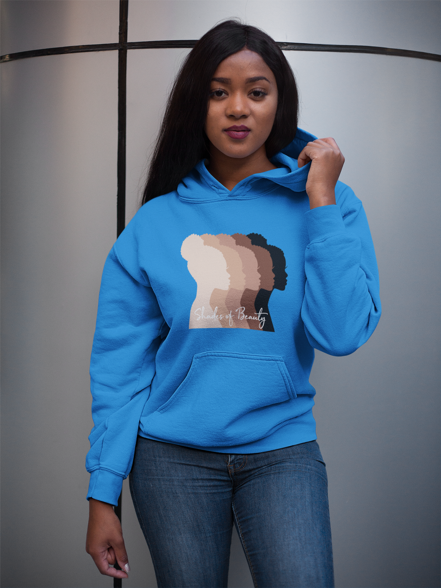 Shades of Beauty Hoodie – Empowering Women of Every Shade | Dldesignfinds Boutique