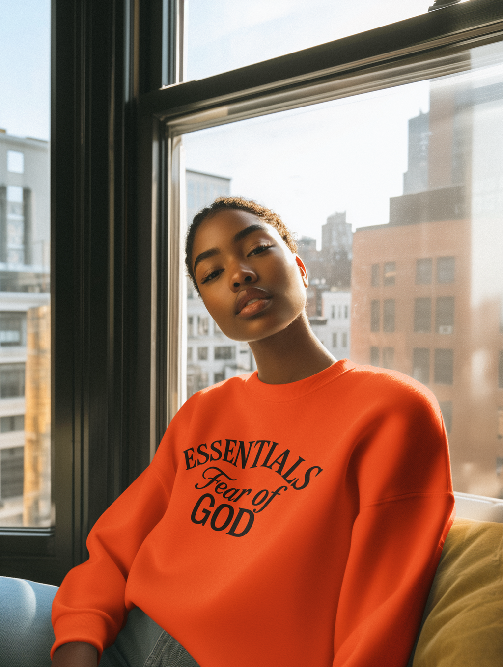 Essentials of God Christian Sweatshirt | Spiritual Fashion for Believers