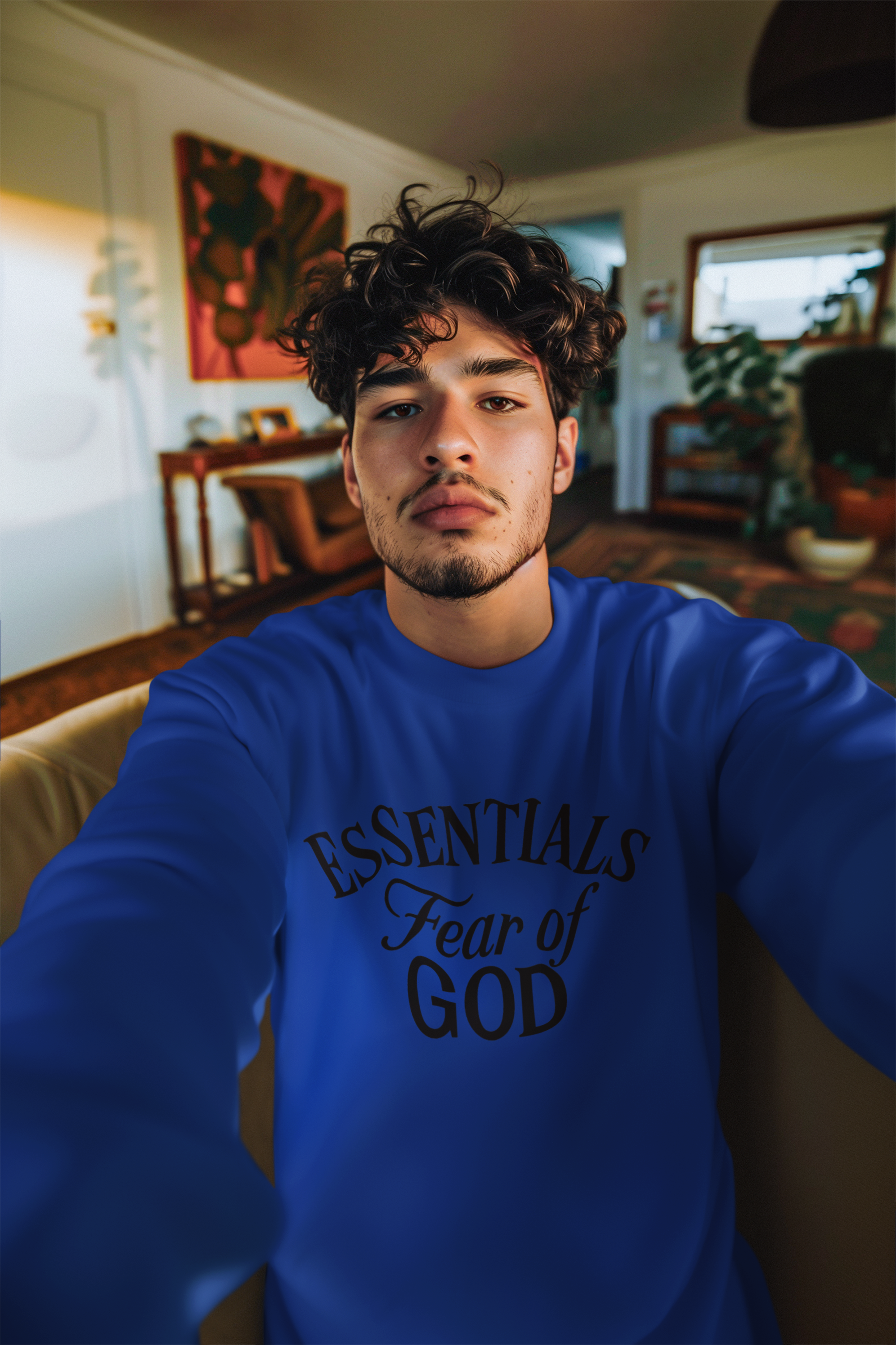 Essentials of God Christian Sweatshirt | Spiritual Fashion for Believers