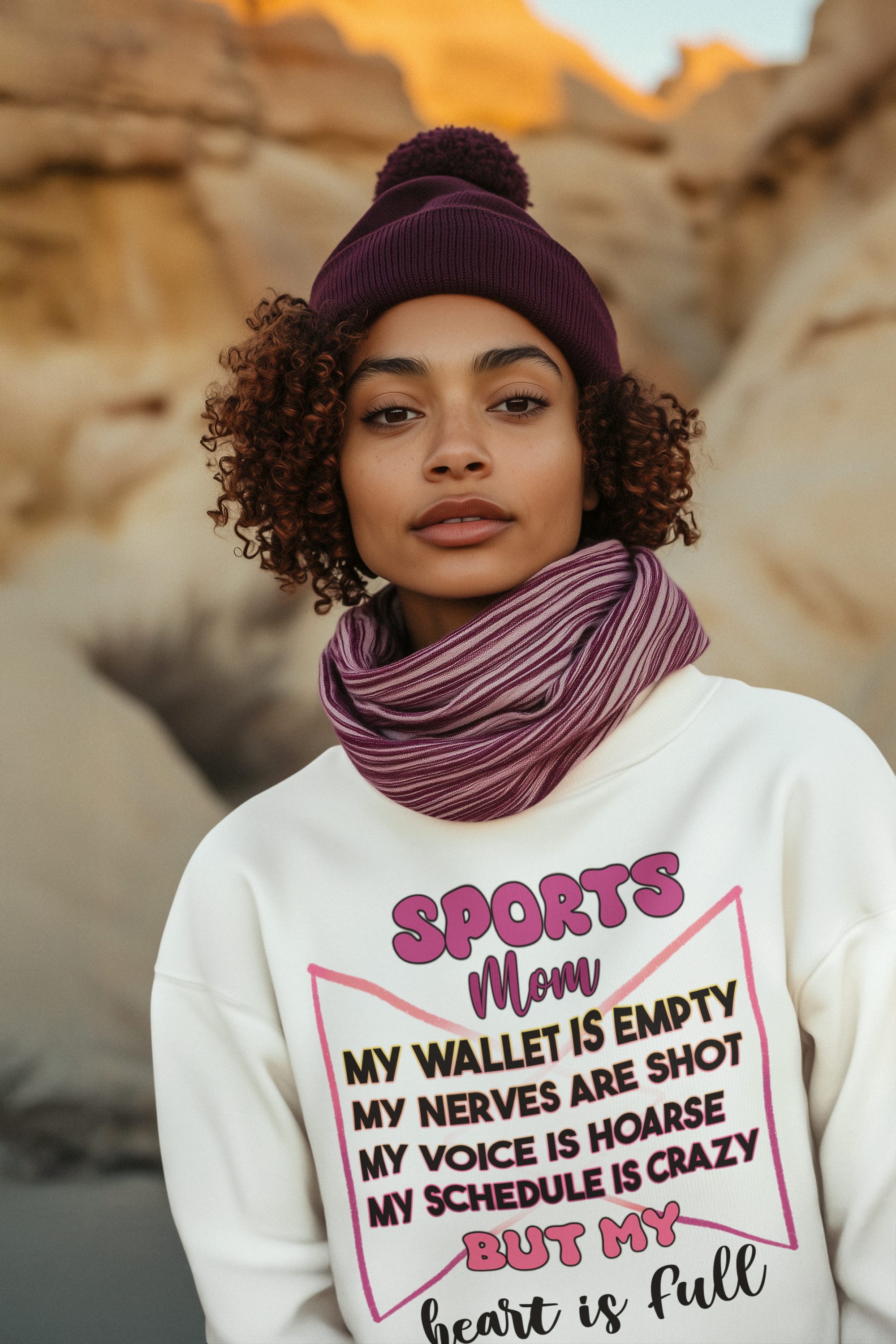 Sports Mom Sweatshirt - Perfect Gift for Sports Mom