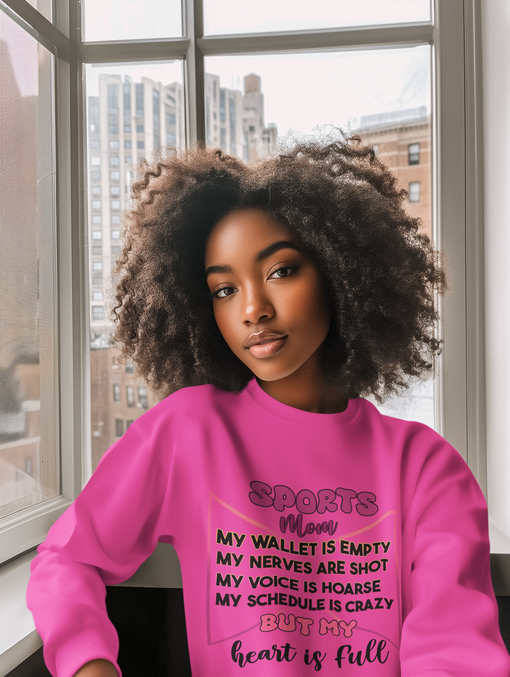 Sports Mom Sweatshirt - Perfect Gift for Sports Mom