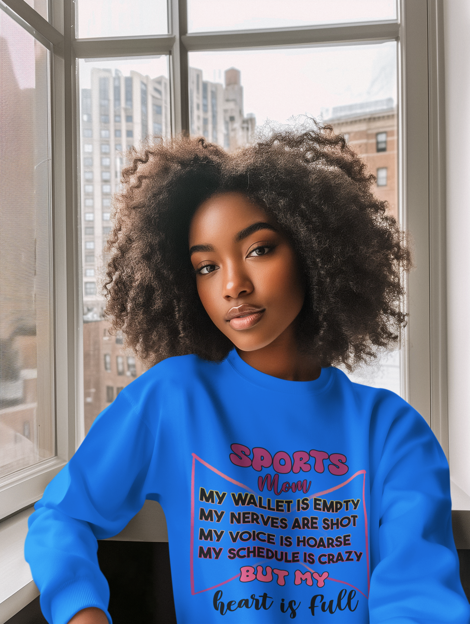 Sports Mom Sweatshirt - Perfect Gift for Sports Mom