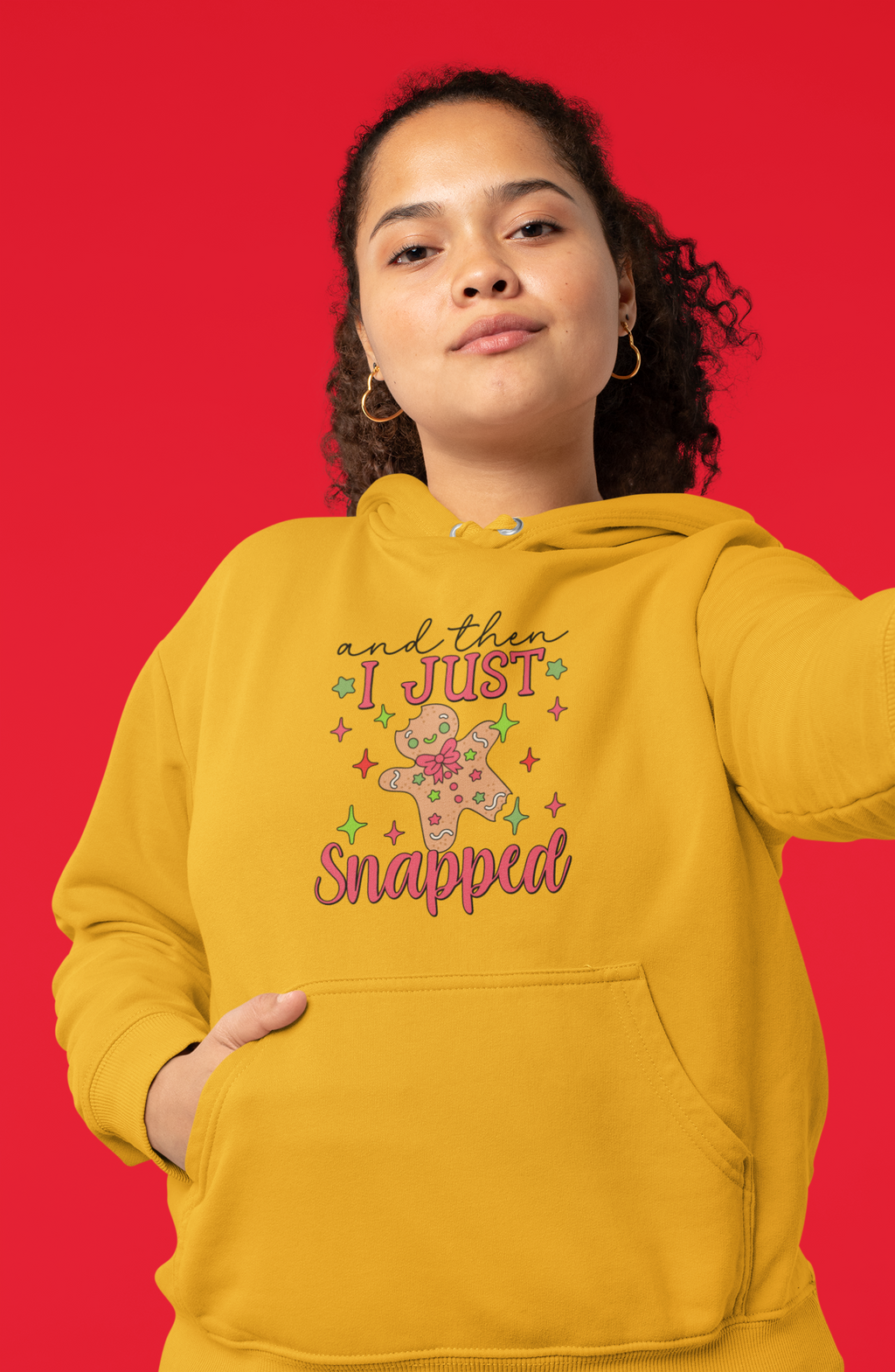 Holiday I Just Snapped Hoodie - Hooded Sweatshirt