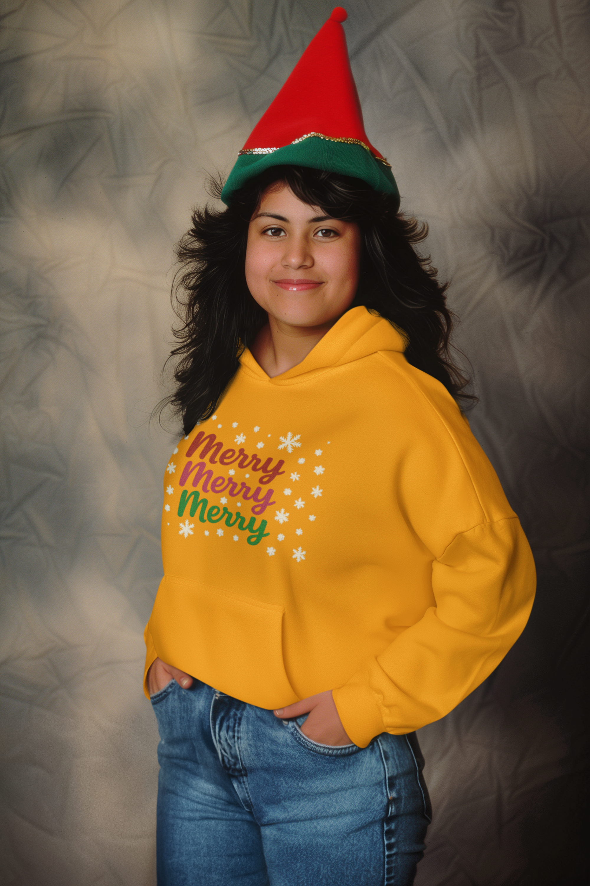 Holiday Merry Merry Unisex Hoodie Sweatshirt