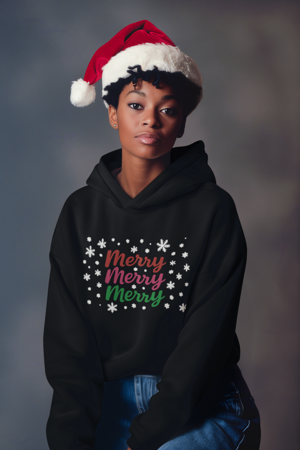 Holiday Merry Merry Unisex Hoodie Sweatshirt