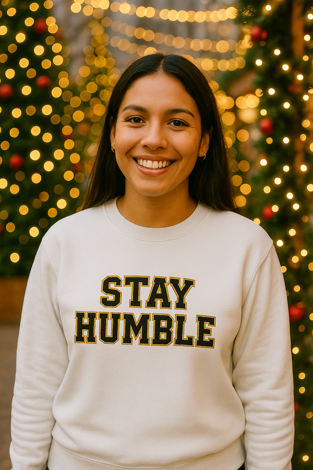 Stay Humble Crewneck Sweatshirt — Inspirational Casual Pullover