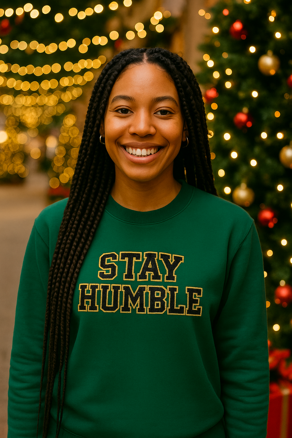 Stay Humble Crewneck Sweatshirt — Inspirational Casual Pullover