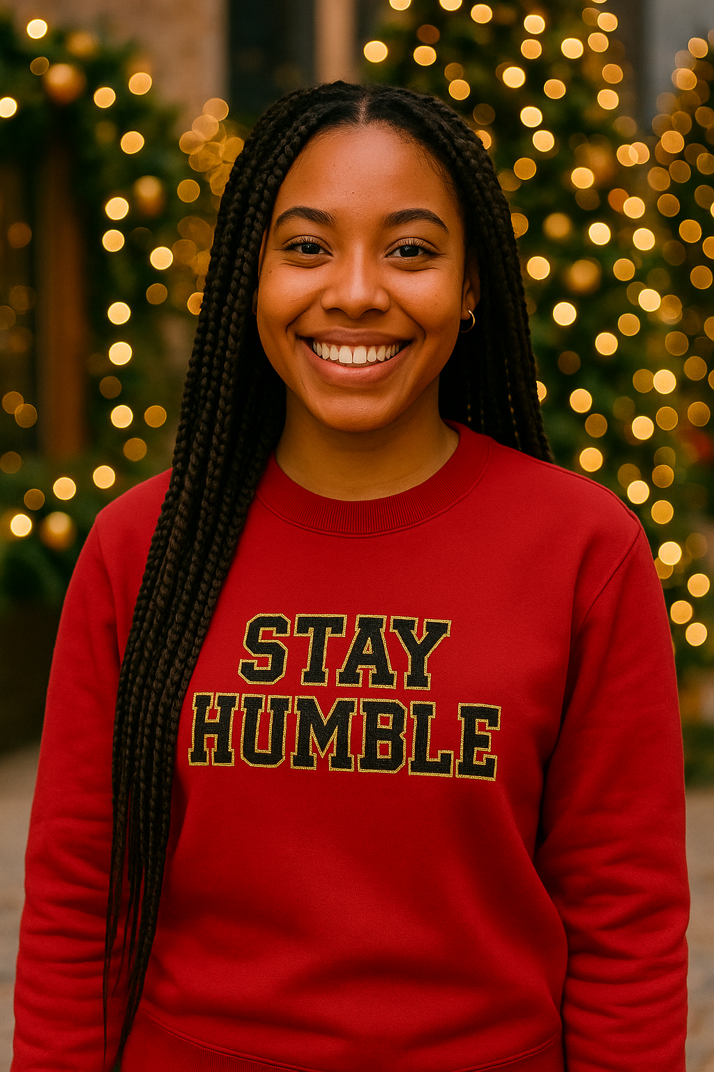 Stay Humble Crewneck Sweatshirt — Inspirational Casual Pullover