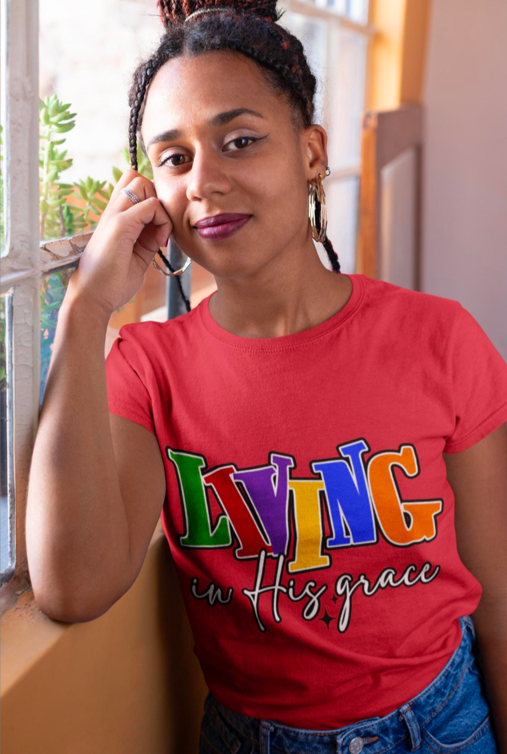 Living in His Grace Faith T-Shirt