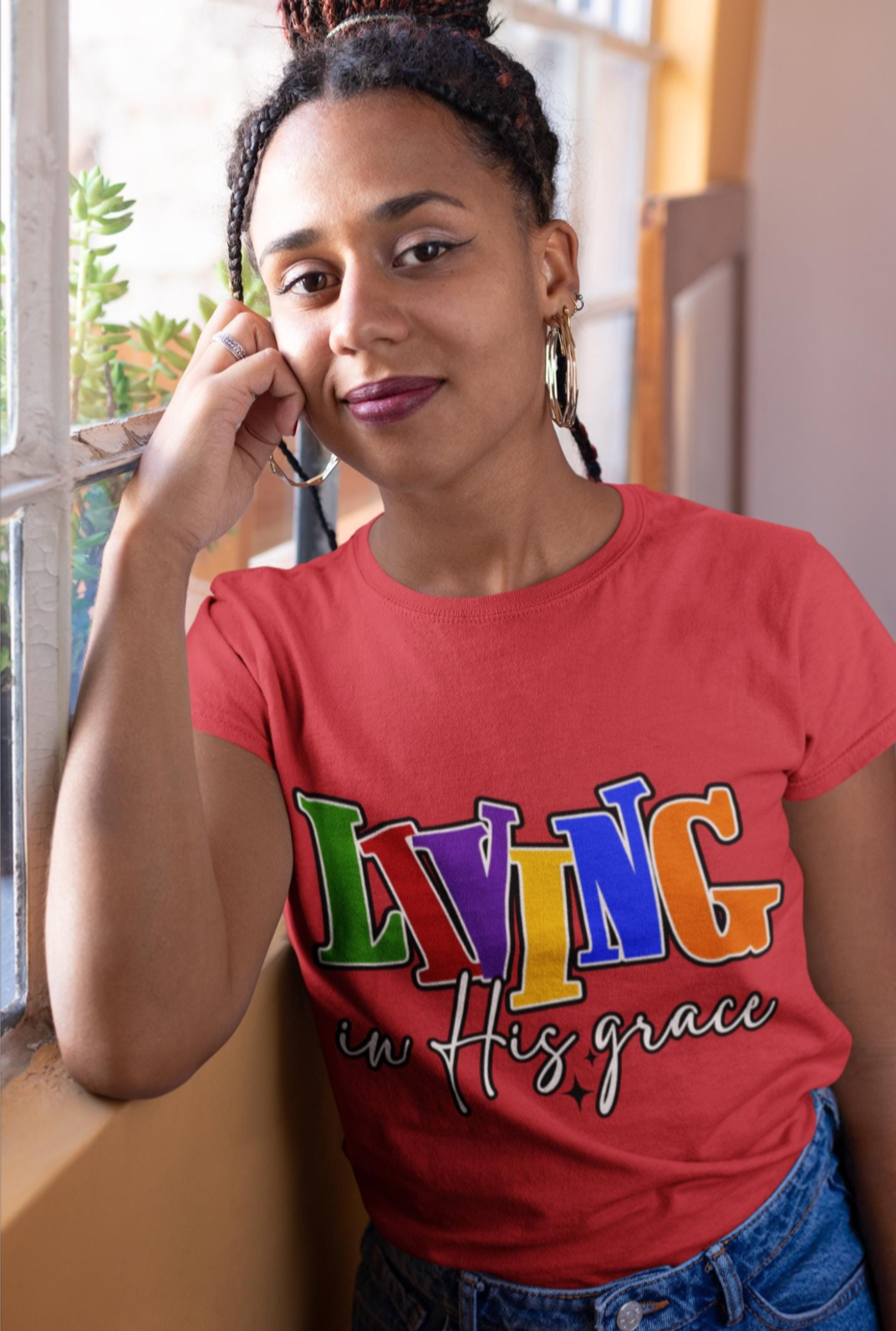 Living in His Grace Faith T-Shirt