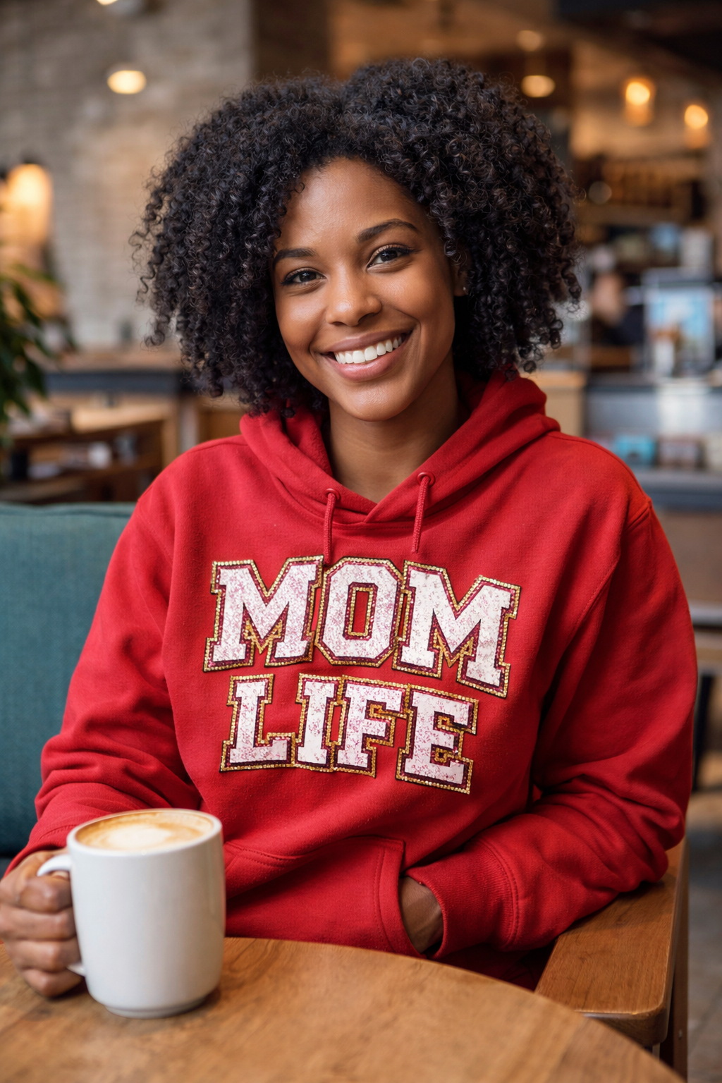 Mom Life Pullover Hoodie — 'Mom Life' Graphic Hoodie for Moms