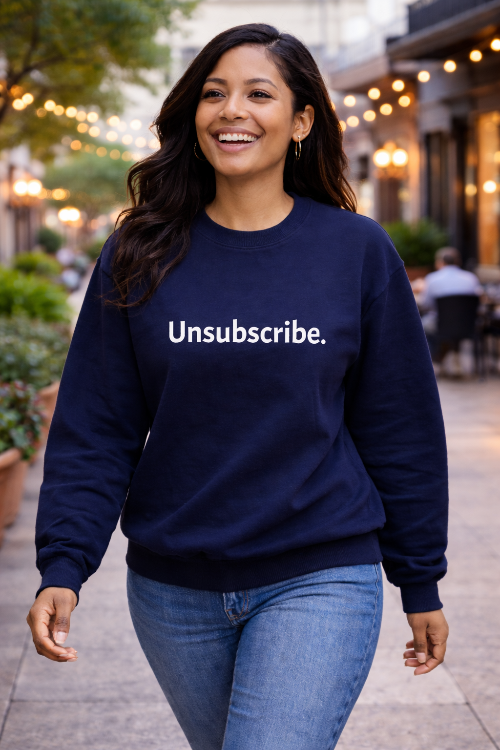 Unsubscribe Sweatshirt — Funny Anti-Social Crewneck