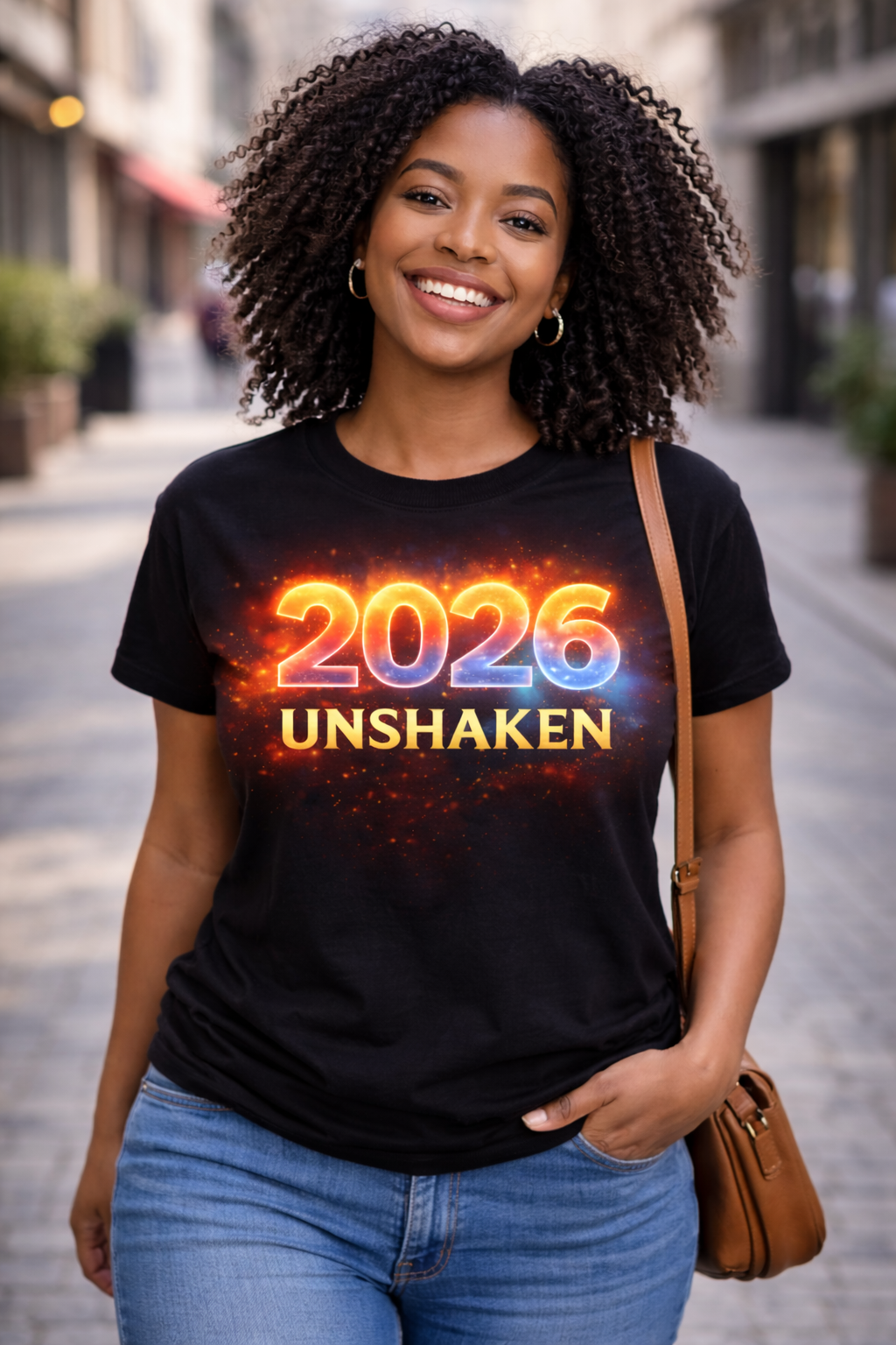 2026 Unshaken Tee — Inspirational Graphic T-Shirt