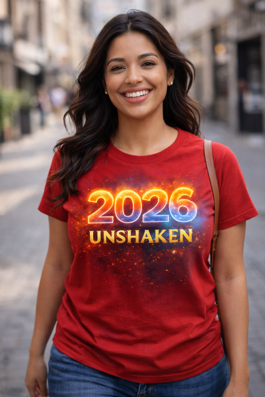 2026 Unshaken Tee — Inspirational Graphic T-Shirt