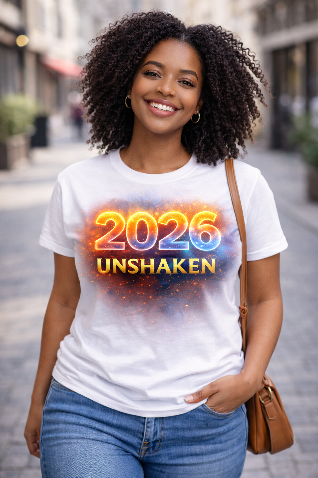 2026 Unshaken Tee — Inspirational Graphic T-Shirt