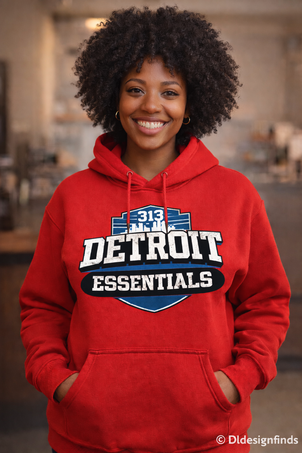 Detroit Essentials Hoodie — 313 Detroit Streetwear Pullover