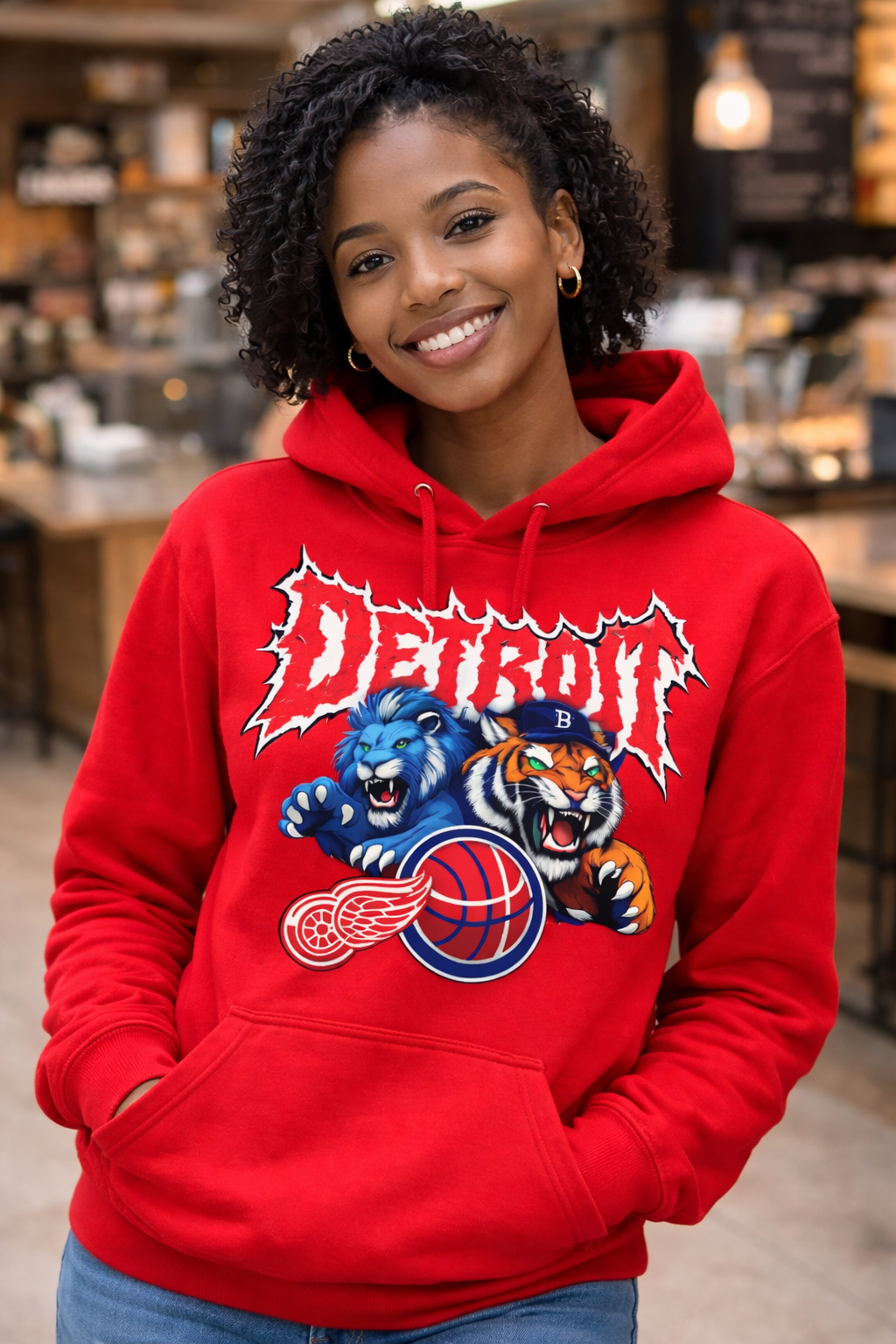 Detroit Hoodie — Retro Graphic Pullover
