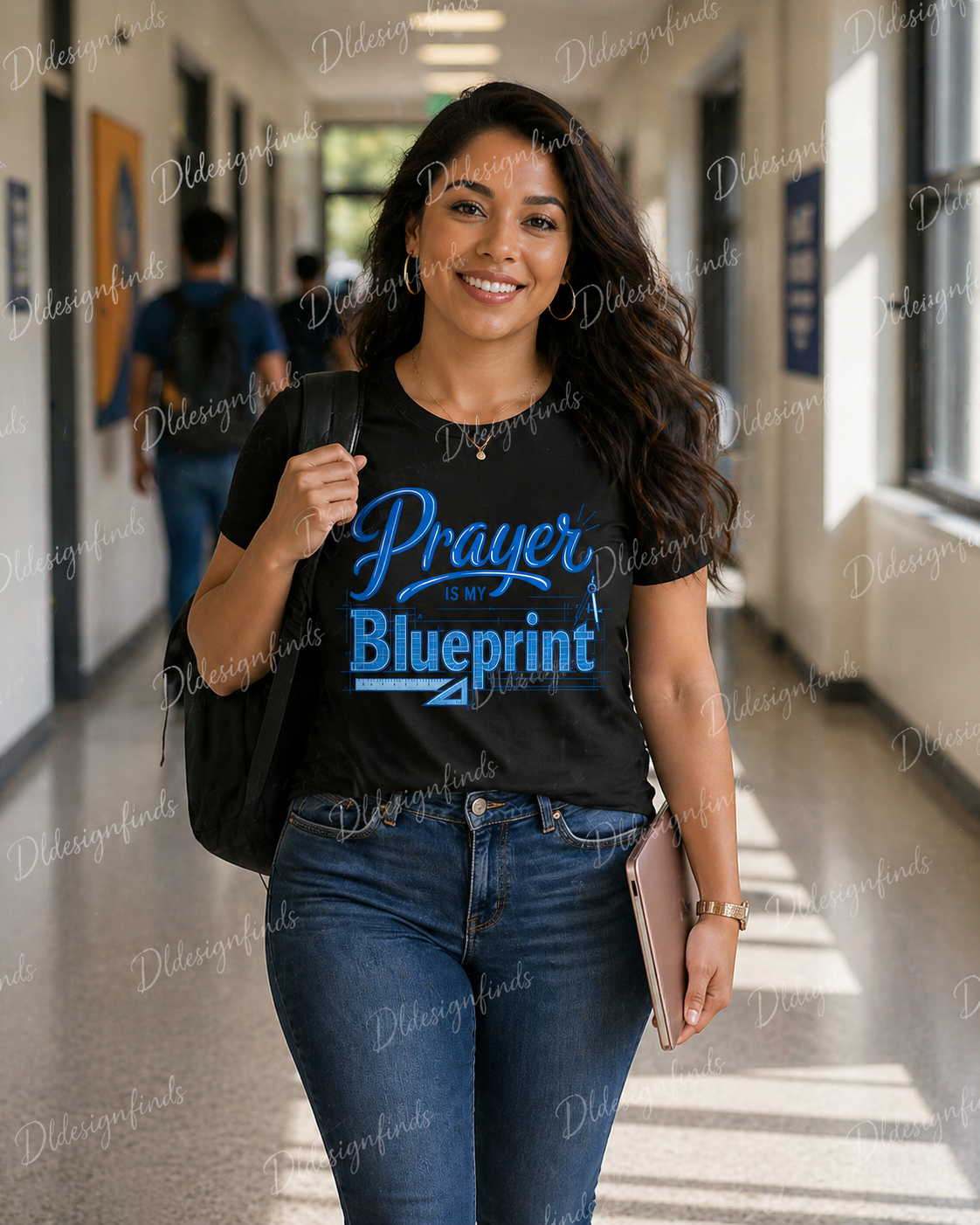 Prayer Is My Blueprint T-Shirt — Faith-Inspired Graphic Tee