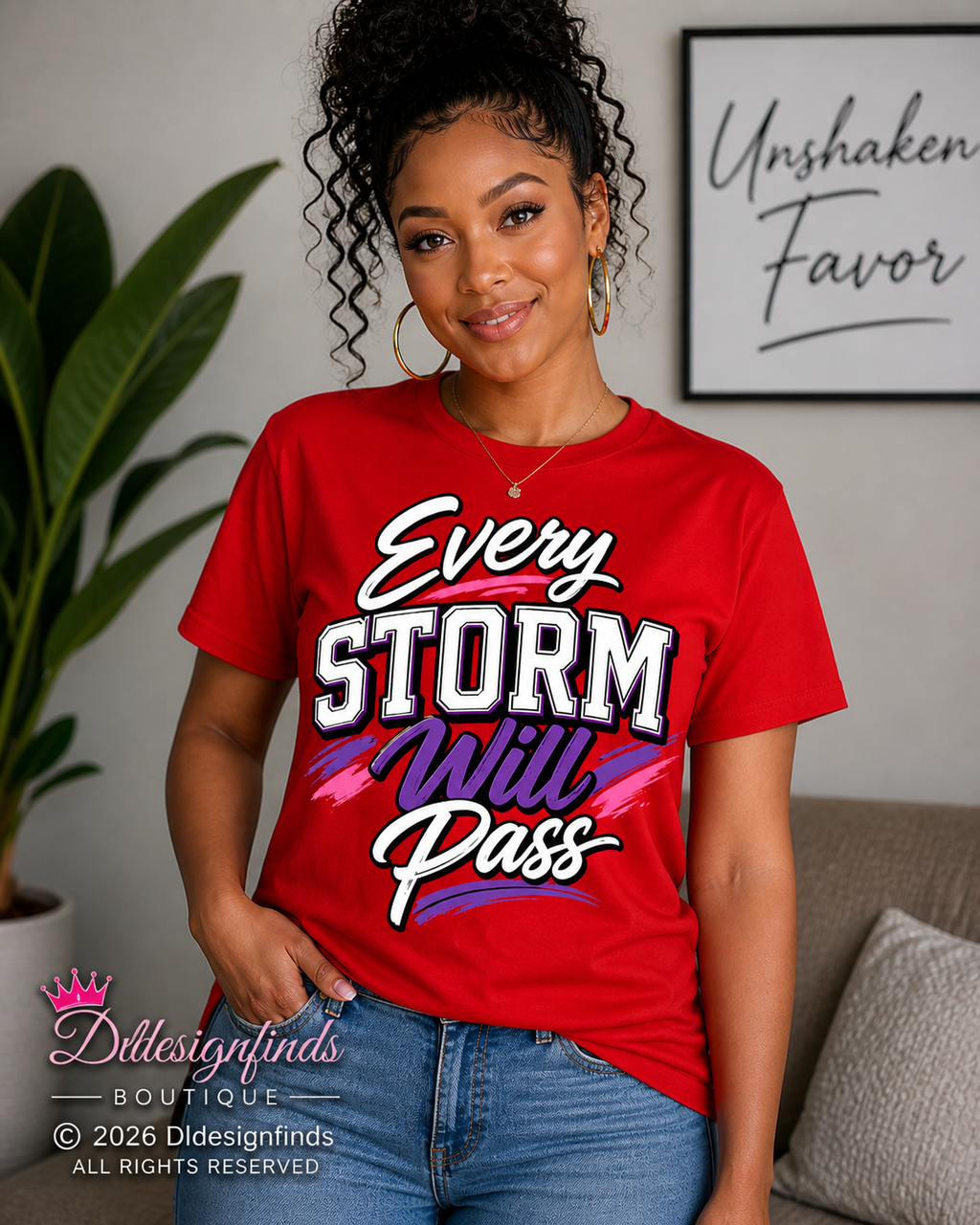 Every Storm Will Pass T-Shirt — Inspirational Motivational Tee