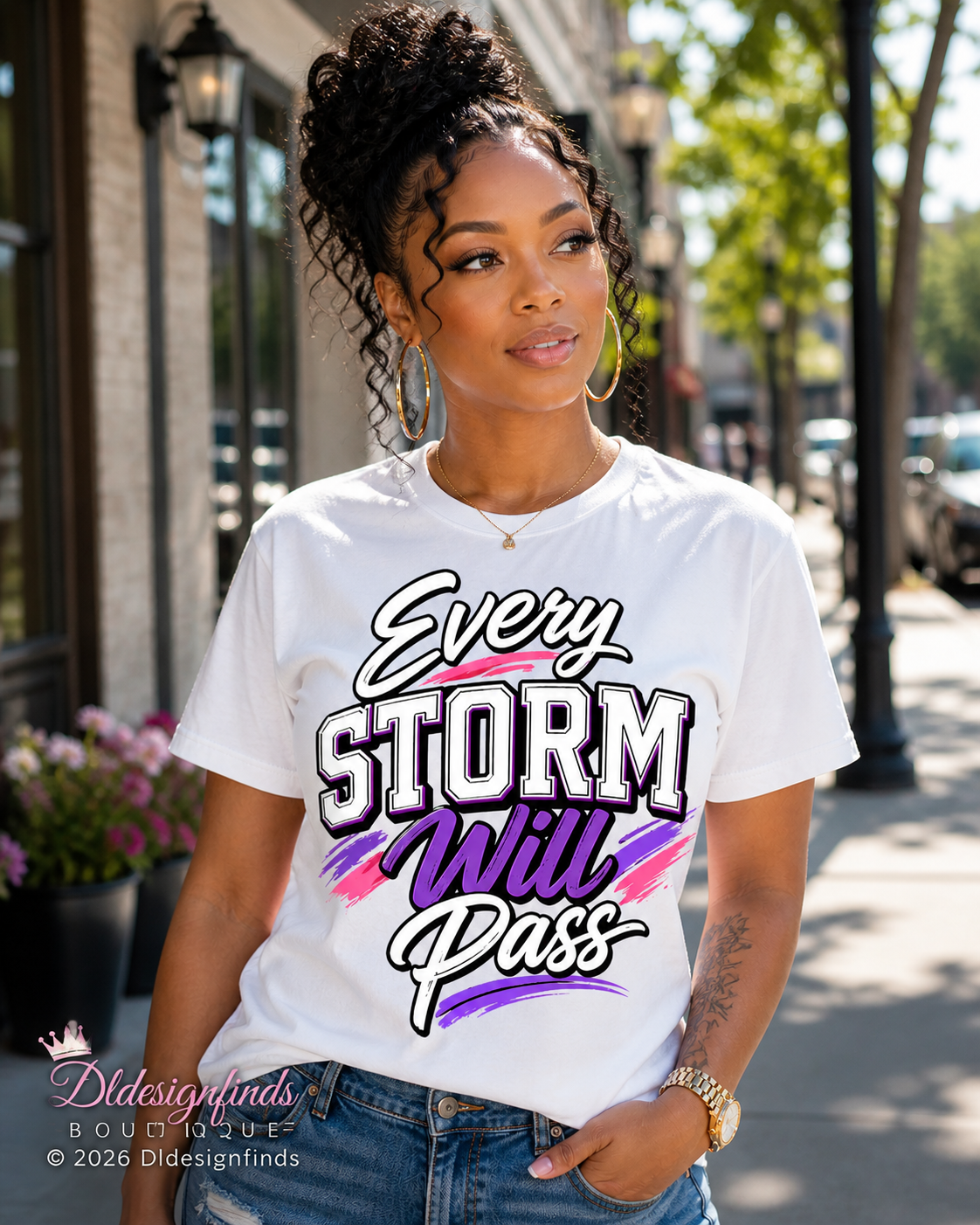 Every Storm Will Pass T-Shirt — Inspirational Motivational Tee