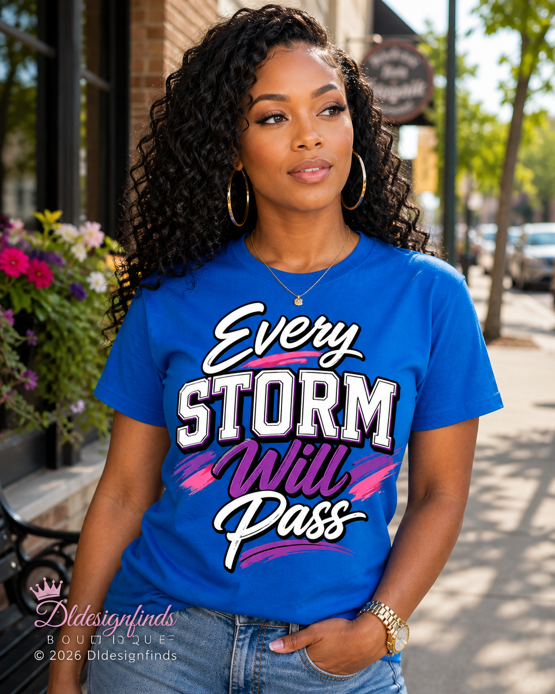 Every Storm Will Pass T-Shirt — Inspirational Motivational Tee