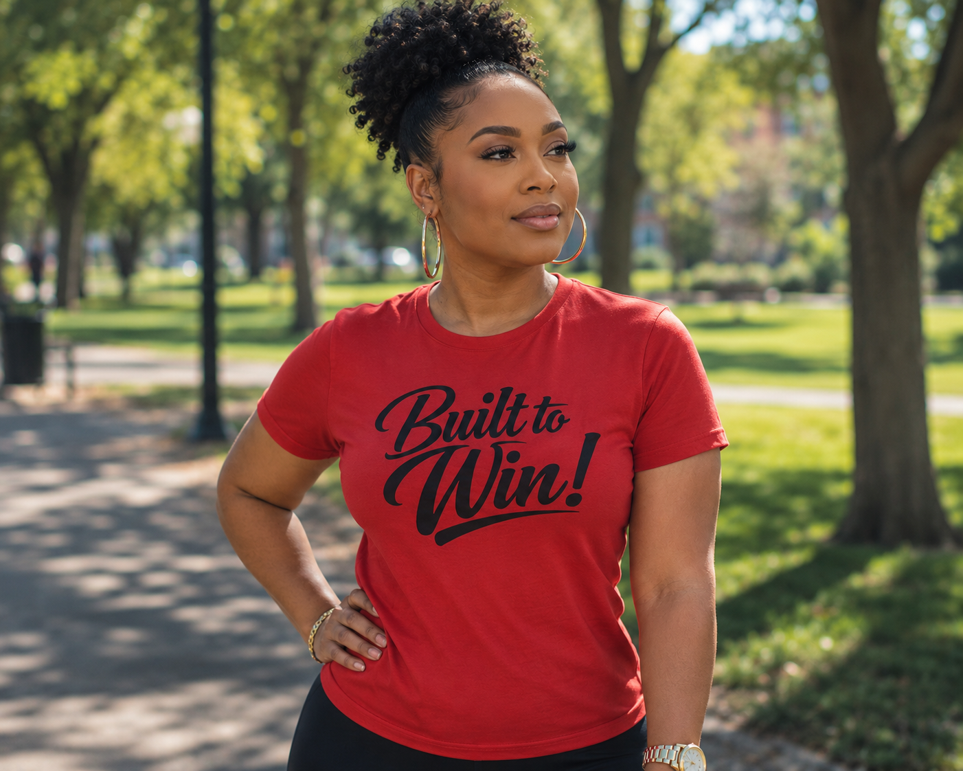 Built to Win Inspirational T-Shirt — Motivational Athletic Tee