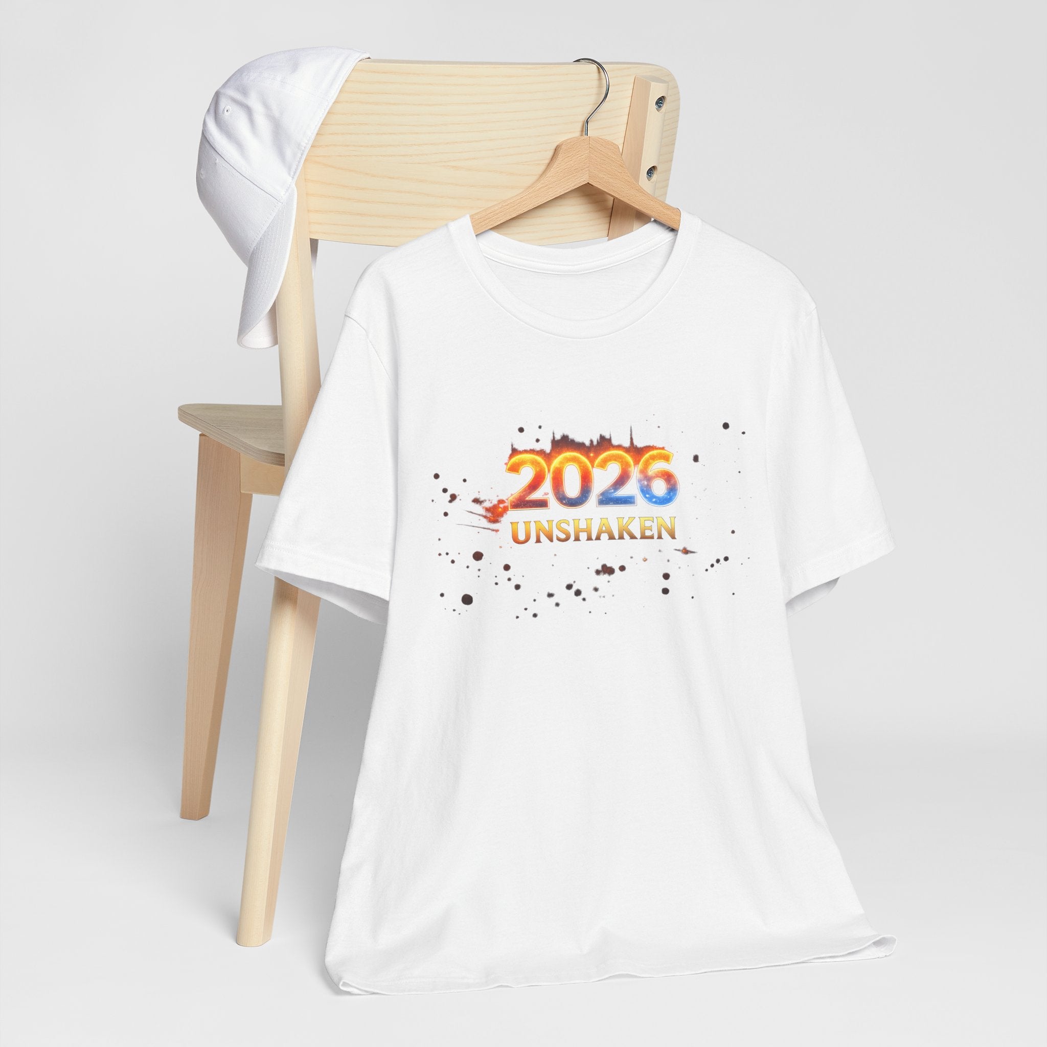 2026 Unshaken Tee — Inspirational Graphic T-Shirt