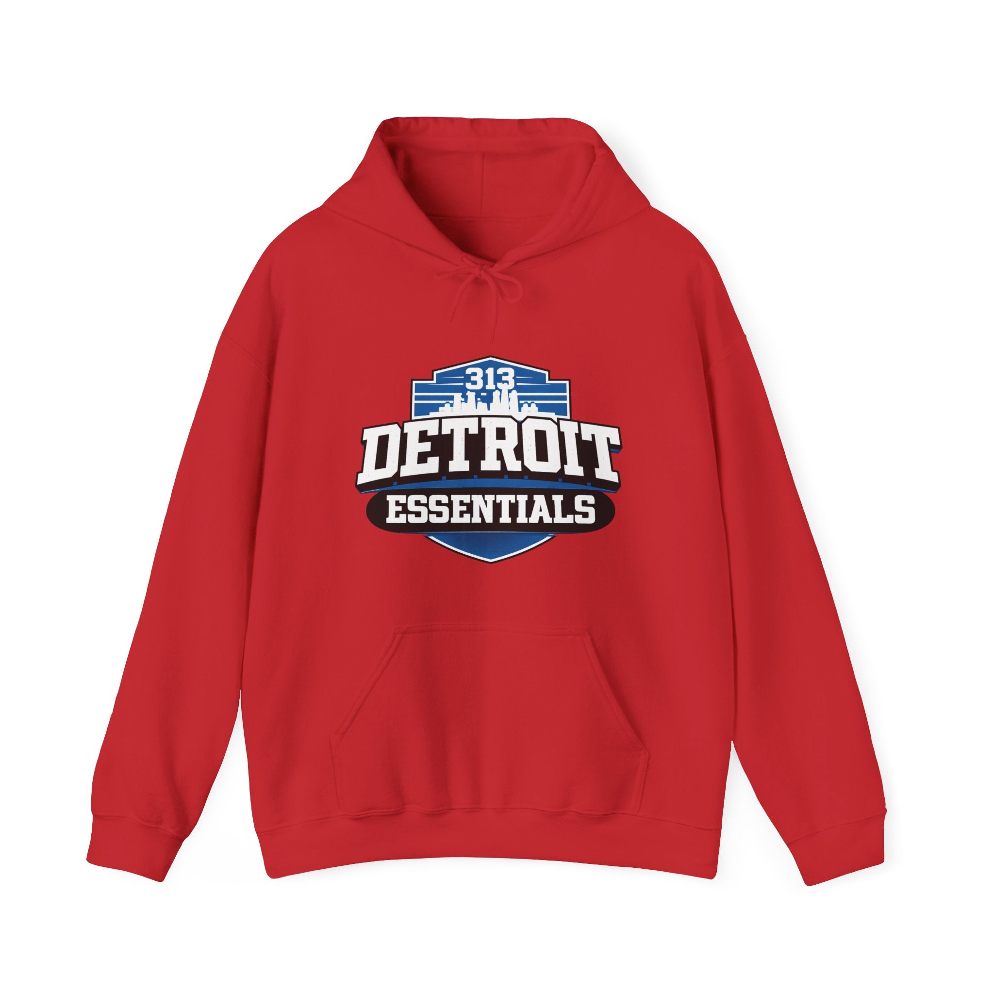 Detroit Essentials Hoodie — 313 Detroit Streetwear Pullover