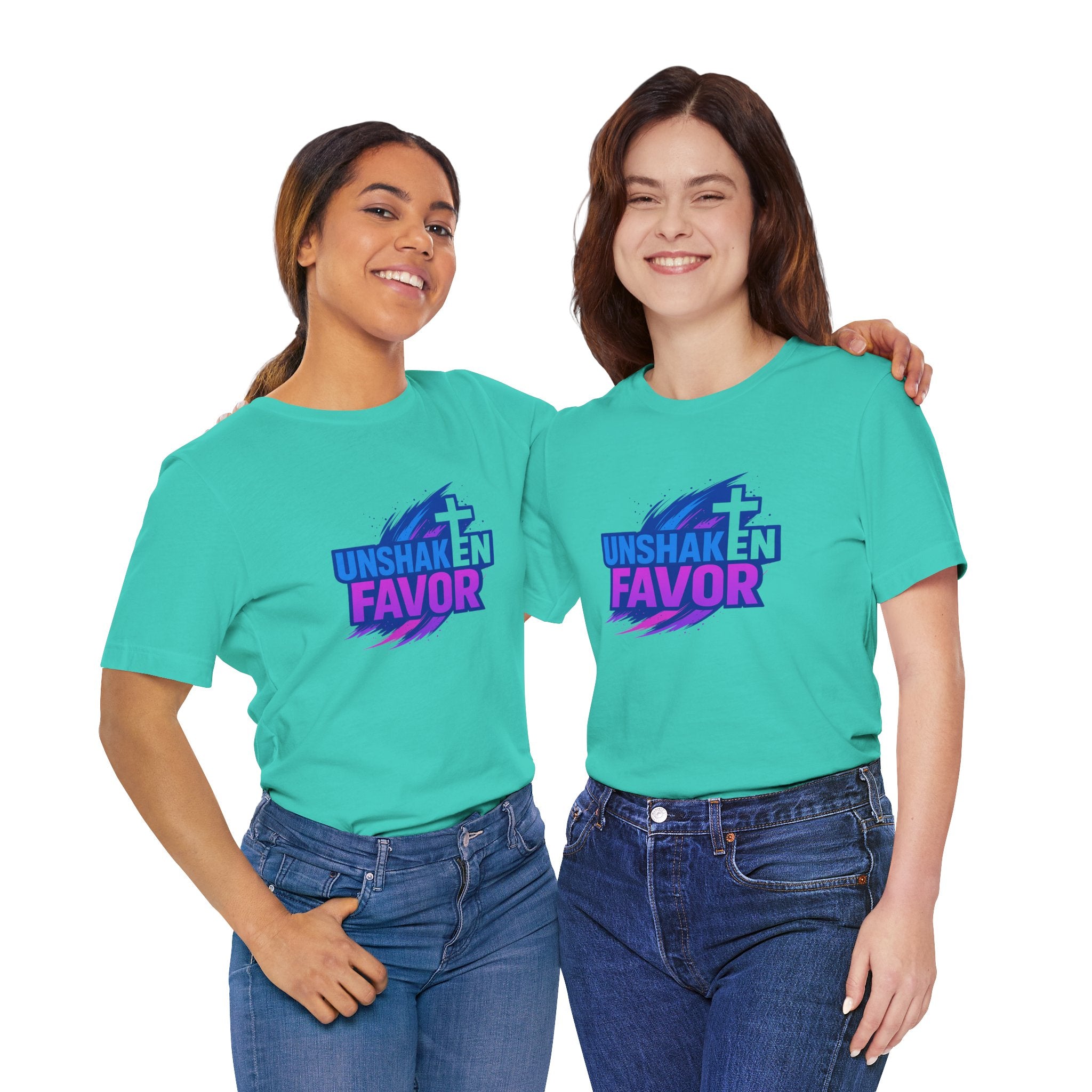 Unshaken Favor Christian Tee — Faith-Based Inspirational Shirt