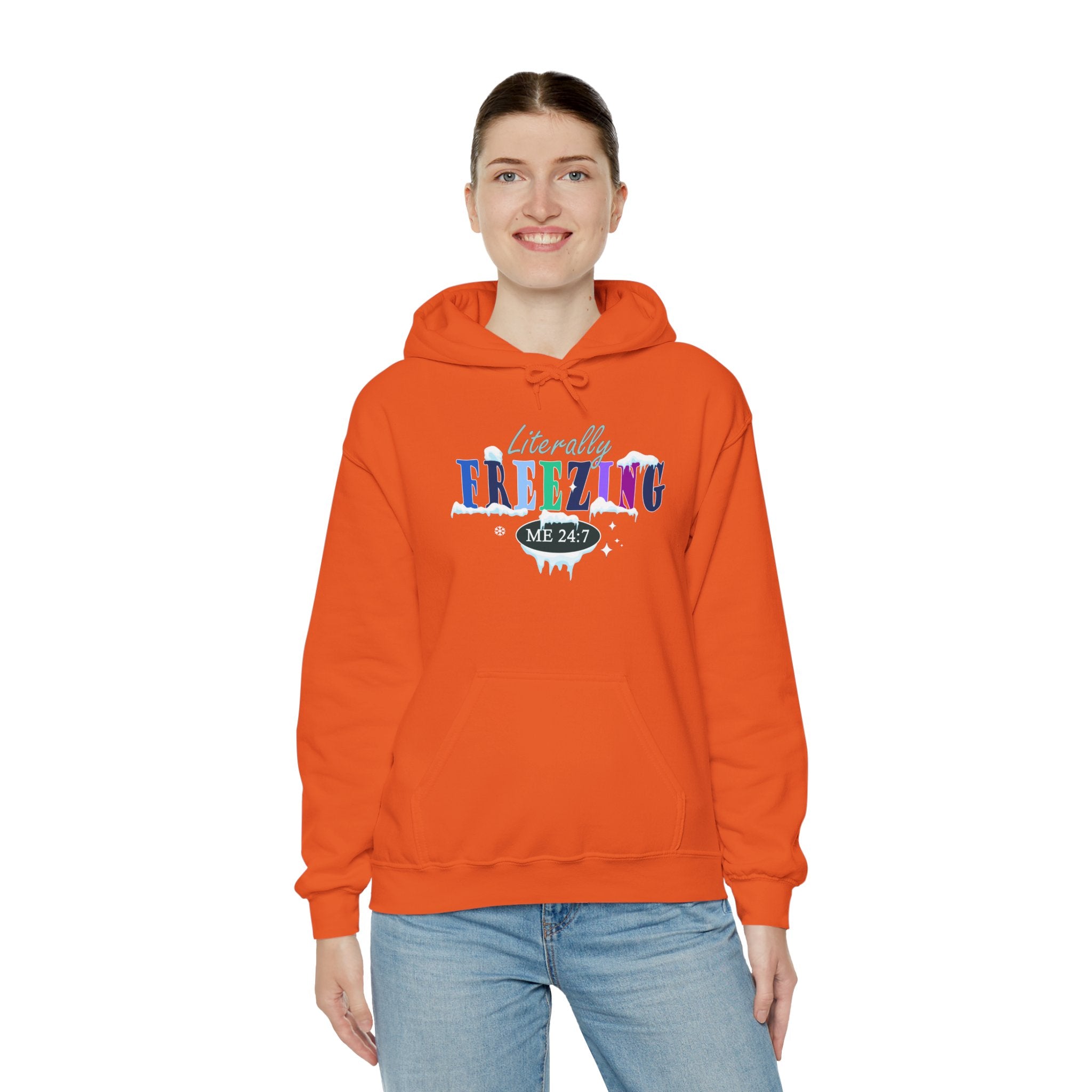 Literally Freezing Me 24:7, Holiday Hoodie