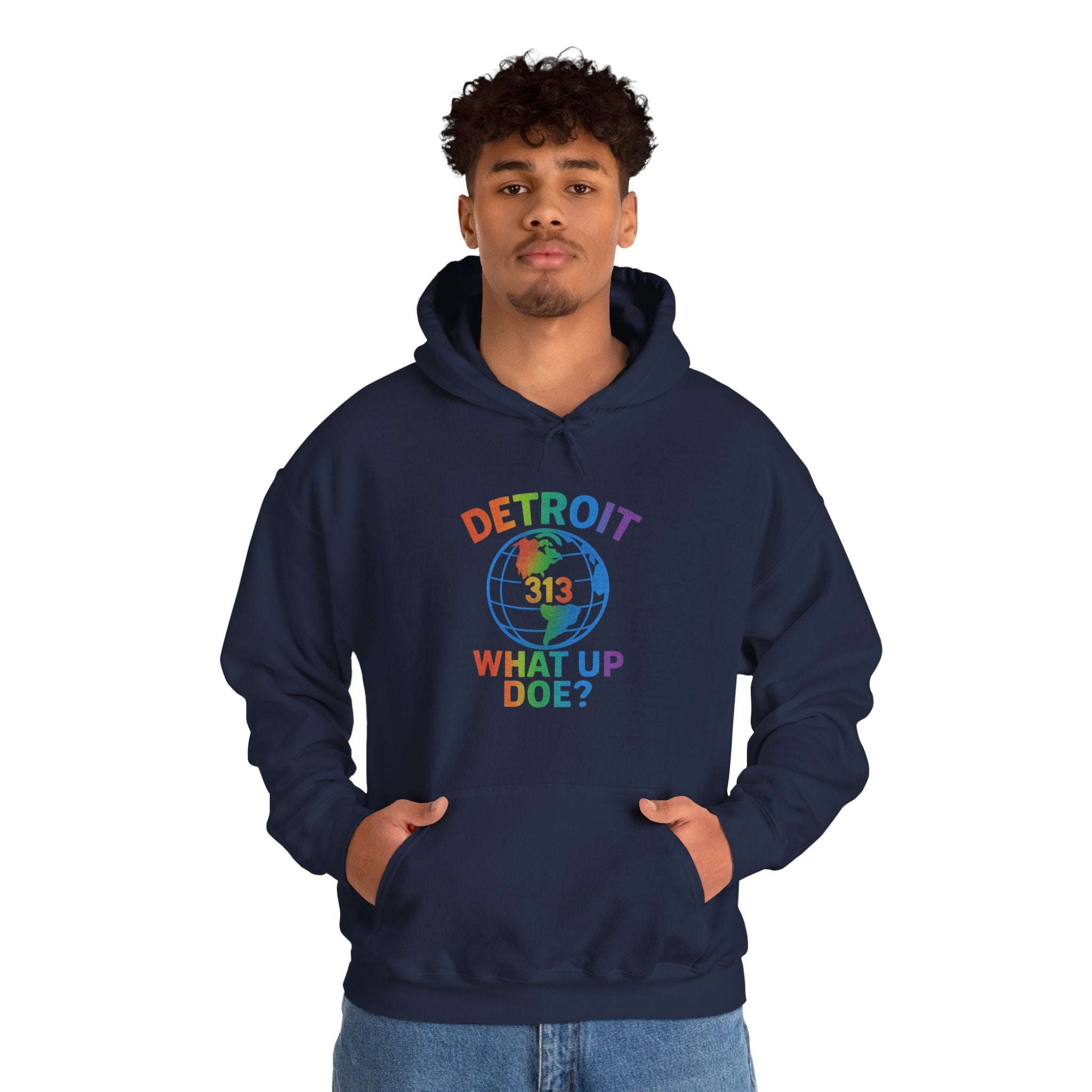 Colorful Detroit 313 Hoodie