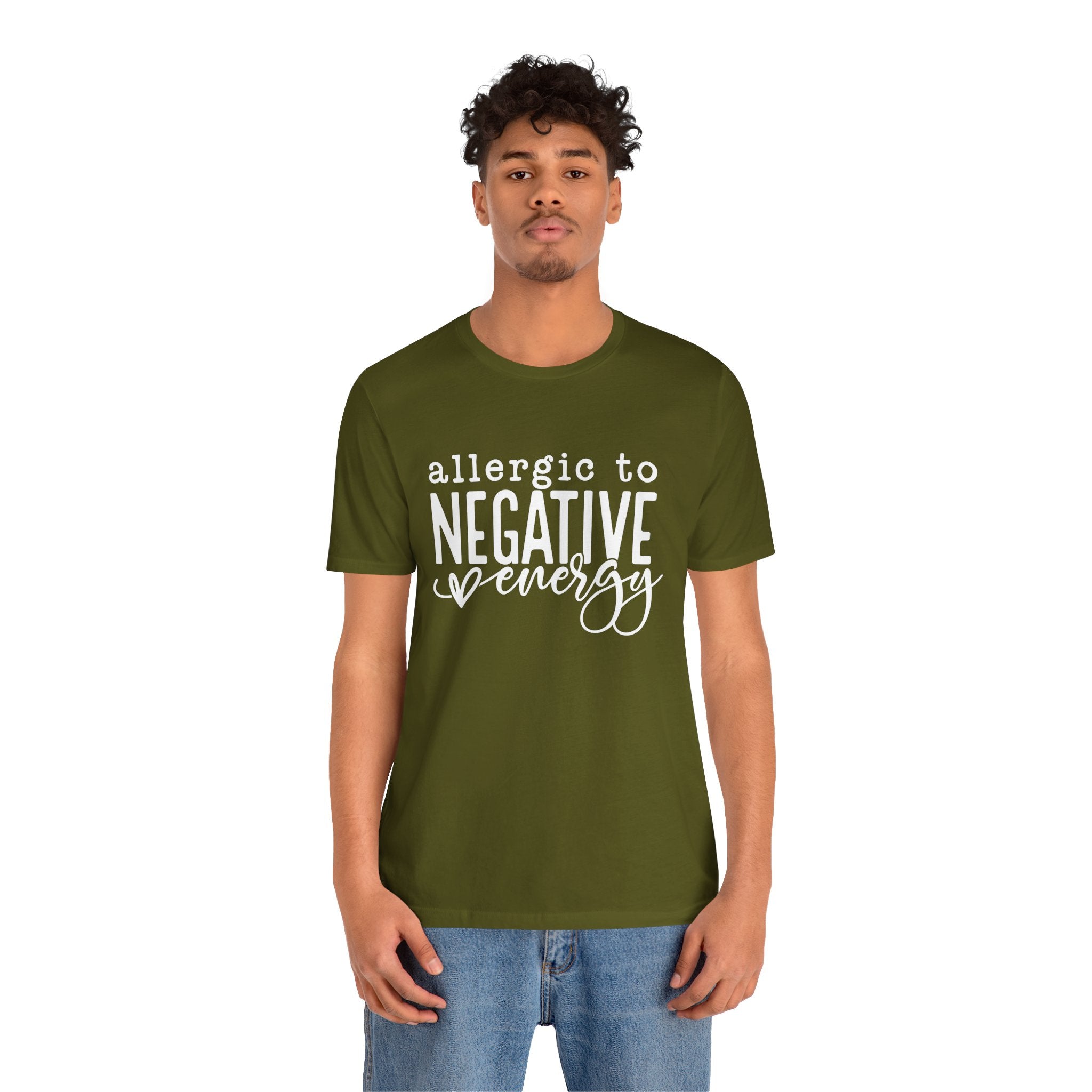 Positive Unisex Allergic To Negative Energy Tee