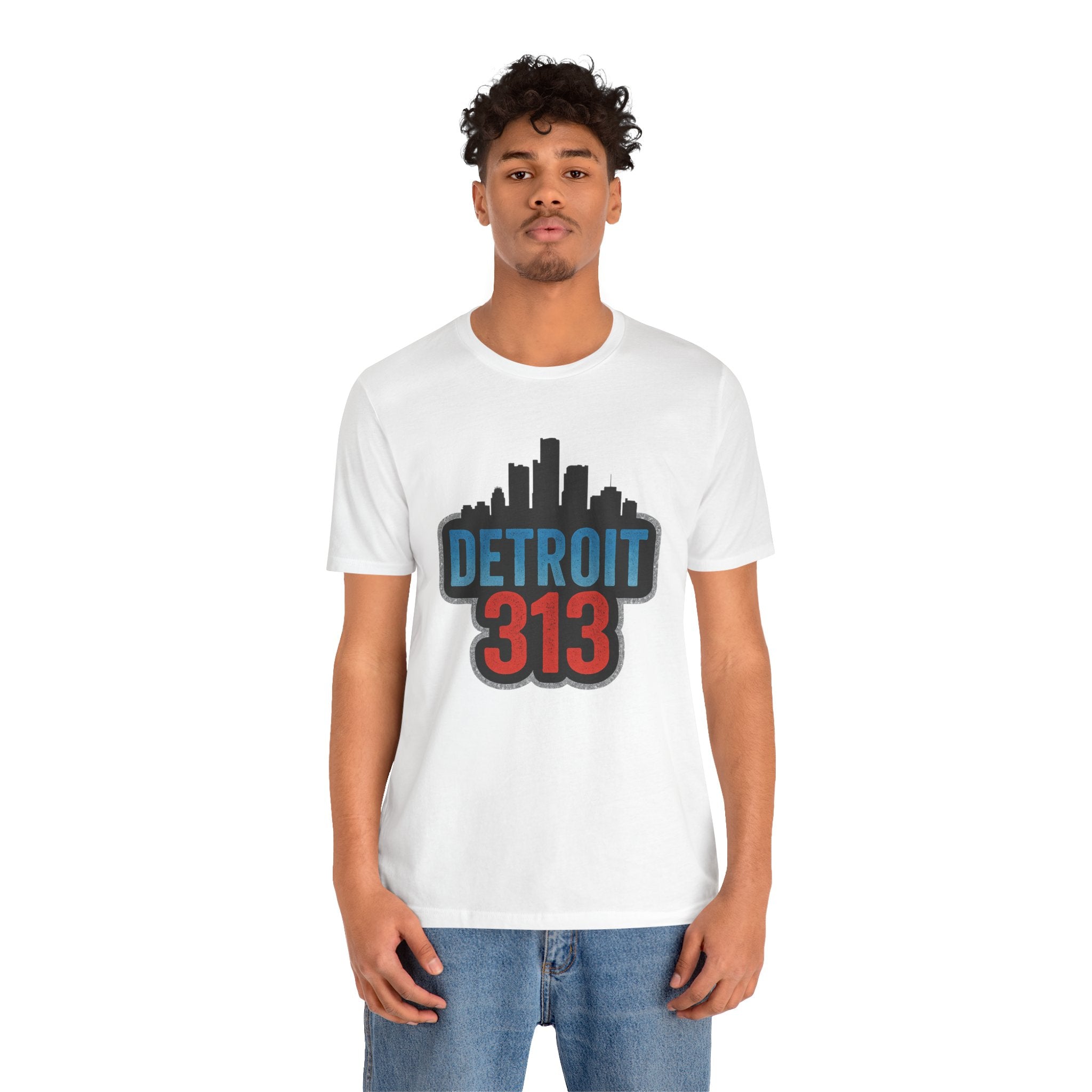Detroit Skyline 313 Unisex Tee