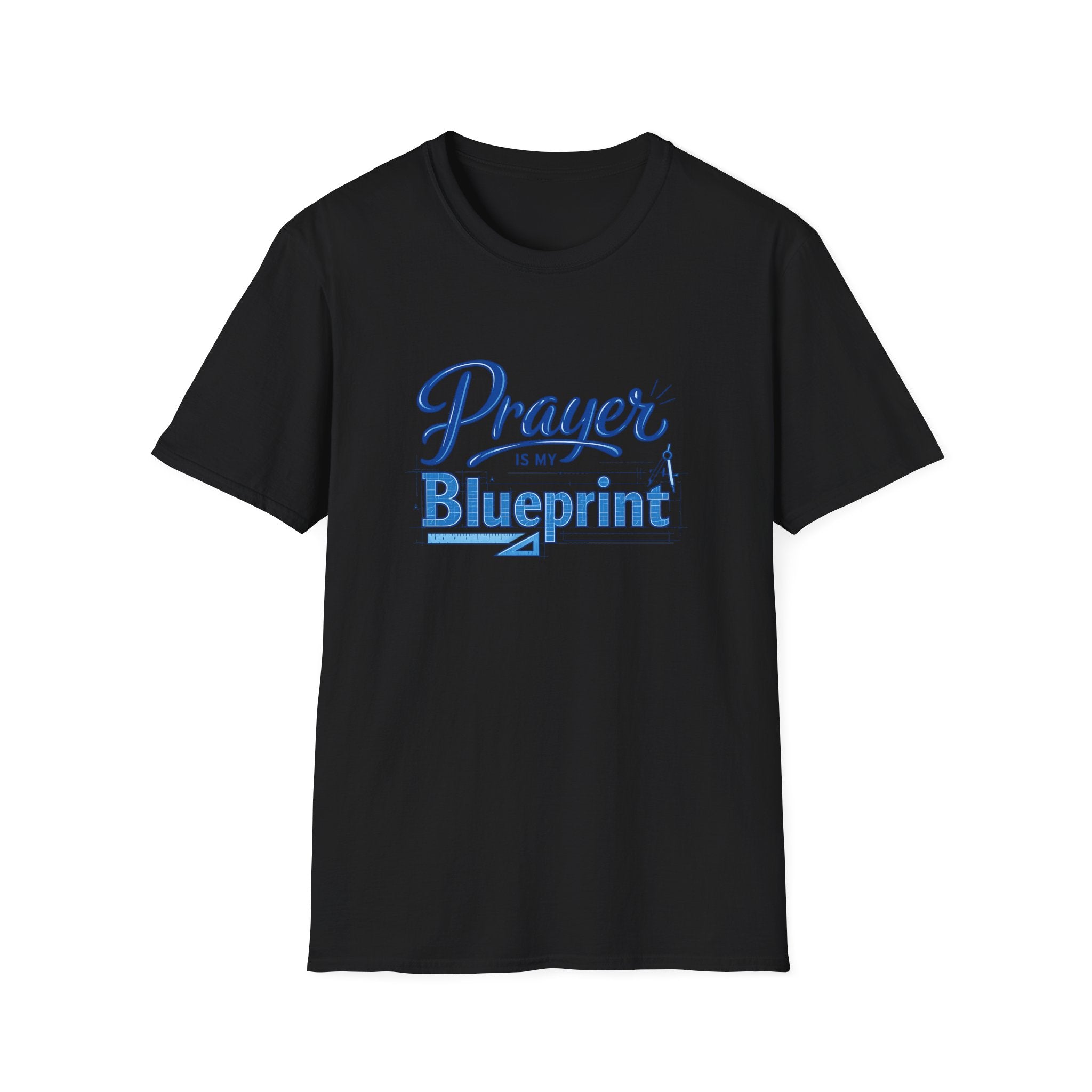 Prayer Is My Blueprint T-Shirt — Faith-Inspired Graphic Tee