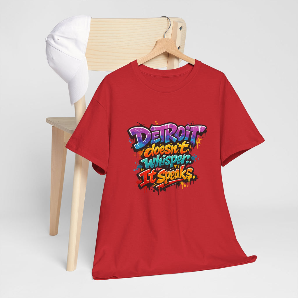 Detroit Doesn't Whisper It Speaks Tee