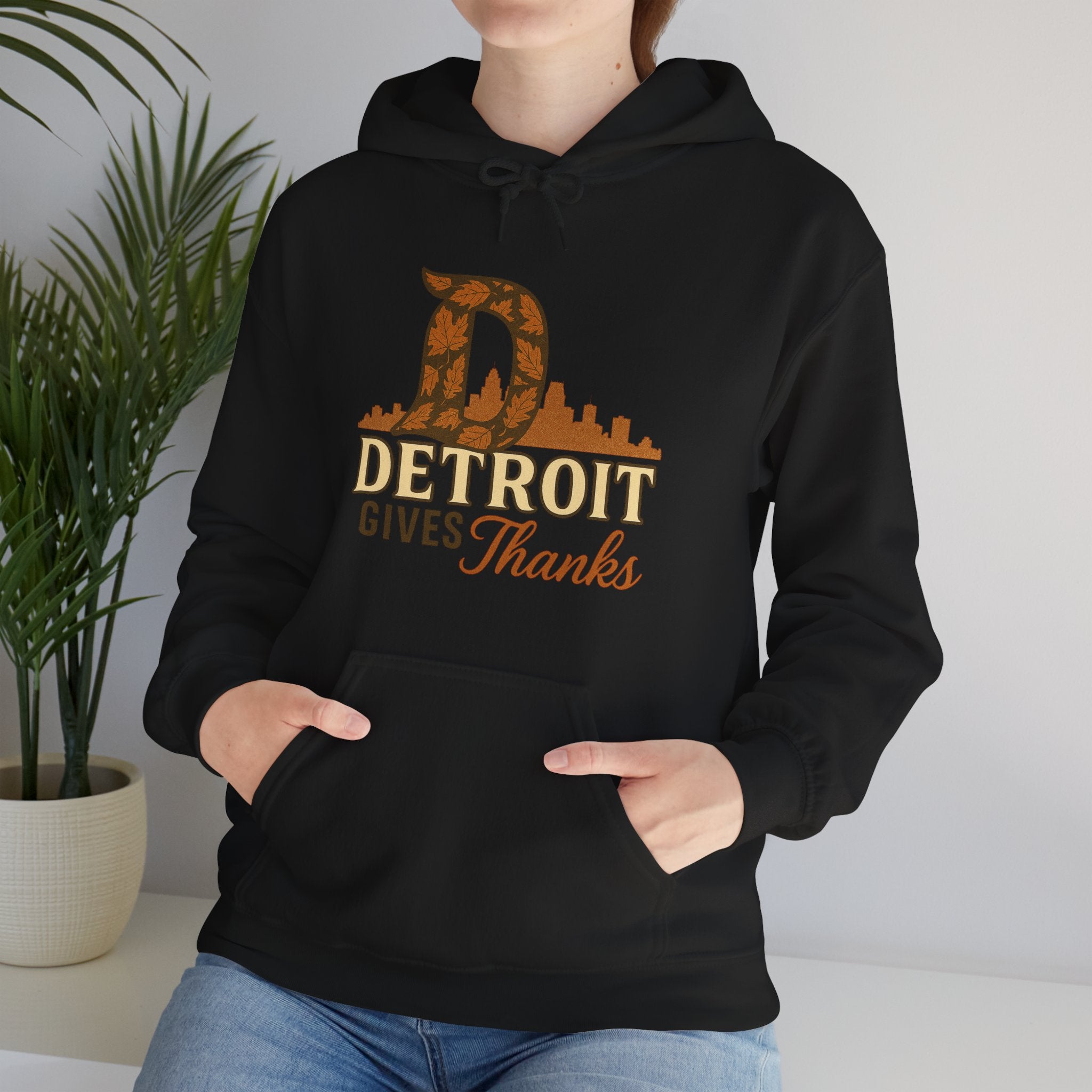 Detroit Gives Thanks Hoodie, Fall Fashion