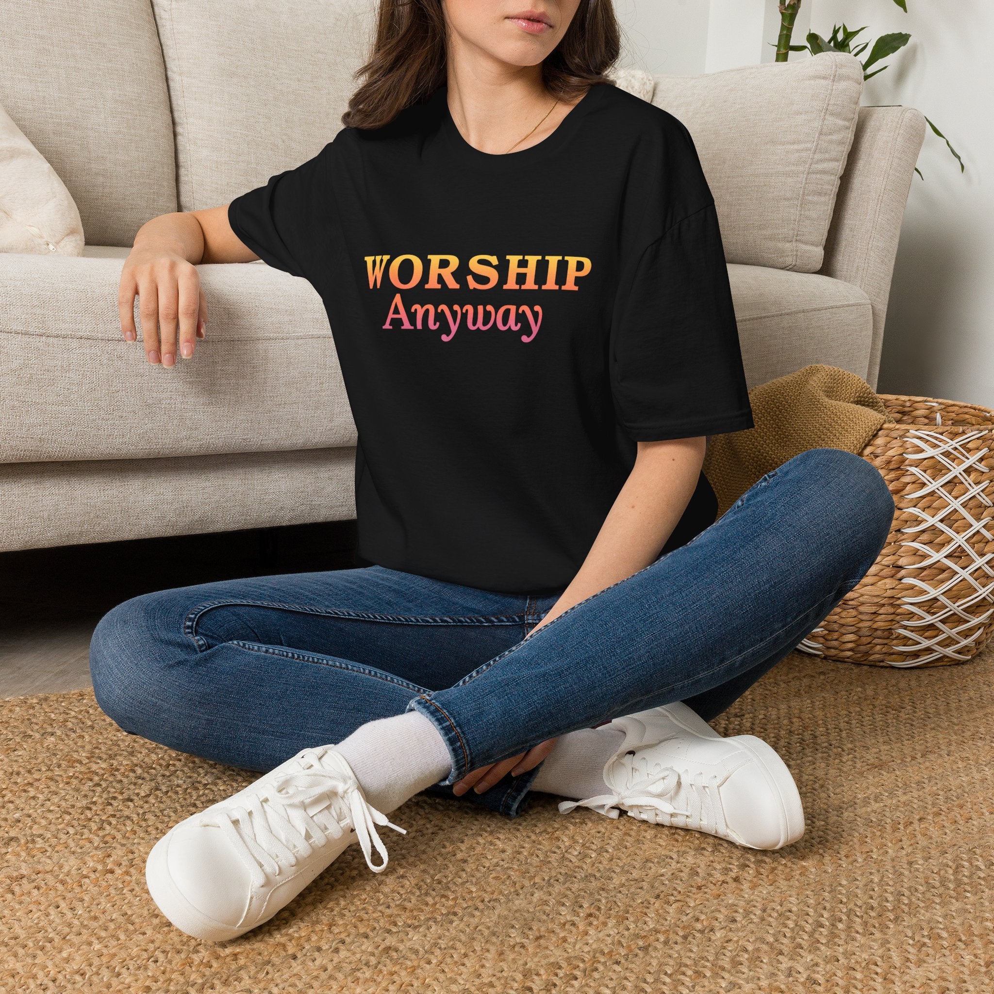 Worship Anyway Faith T-Shirt | Christian Worship Apparel
