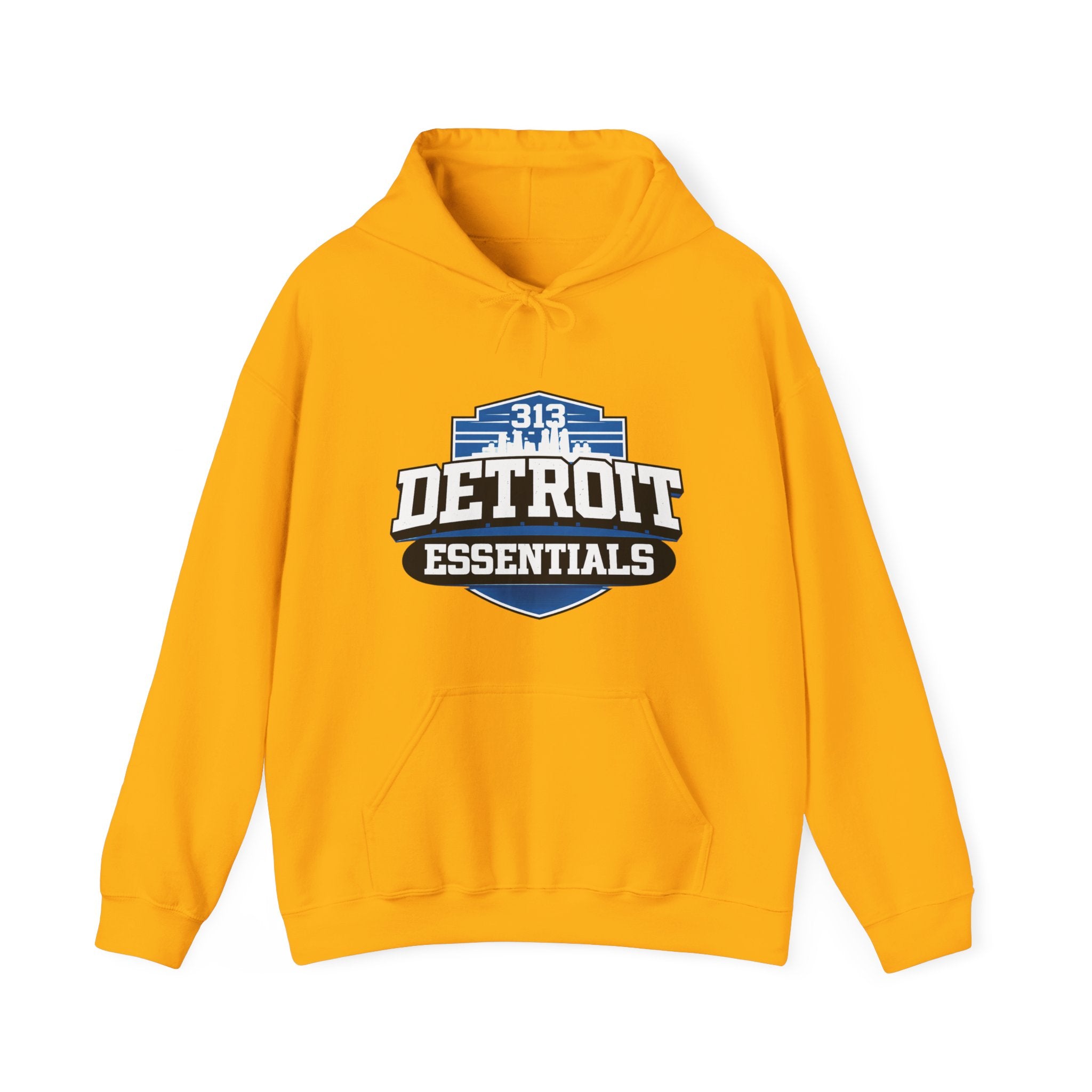 Detroit Essentials Hoodie — 313 Detroit Streetwear Pullover