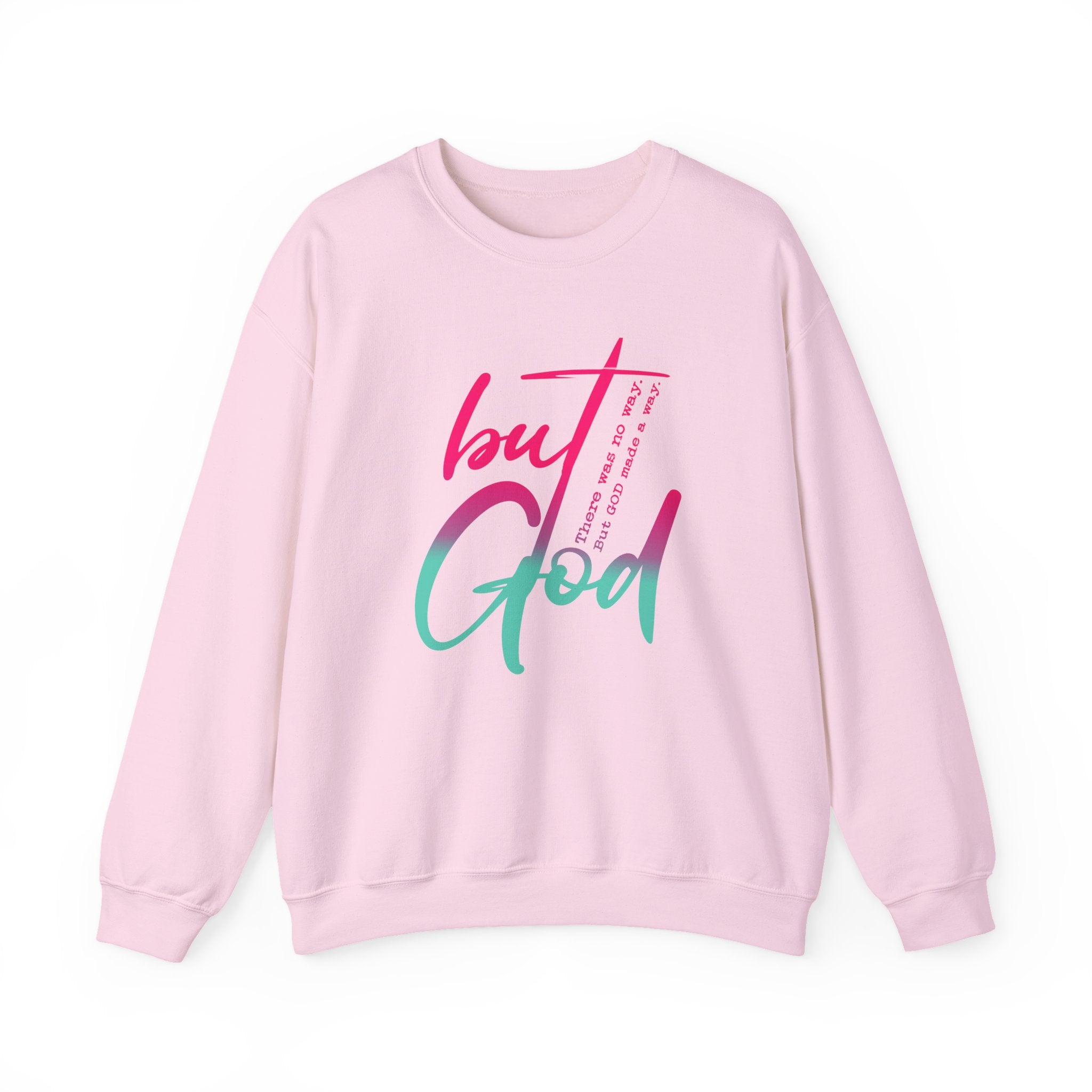 Religious Sweatshirt, Christian Top, Inspirational Jumper, Spiritual Clothing, Bible Verse Apparel, Faith Crewneck, Religious Gift Idea, but