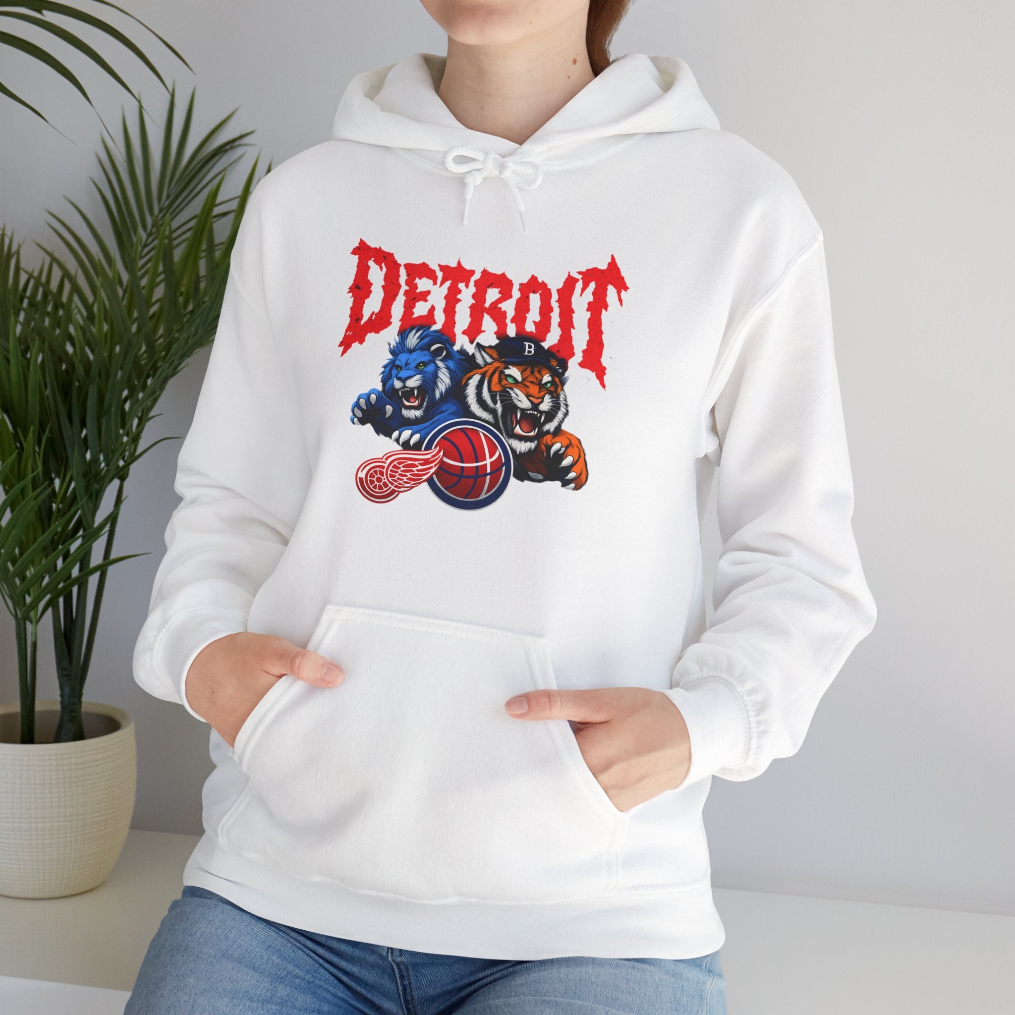 Detroit Hoodie — Retro Graphic Pullover