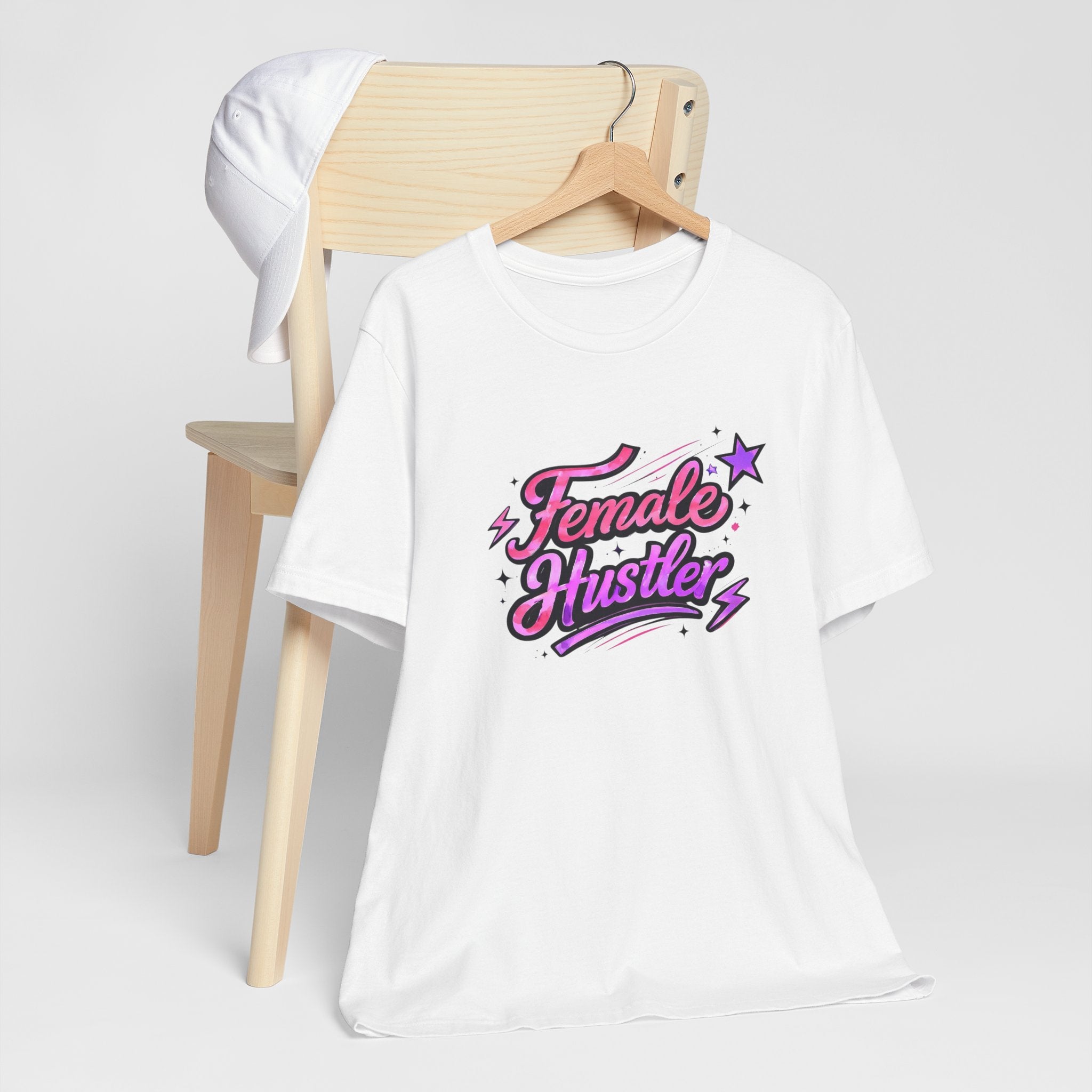 Female Hustler Tee — Empowering Women's Motivational Graphic T-Shirt
