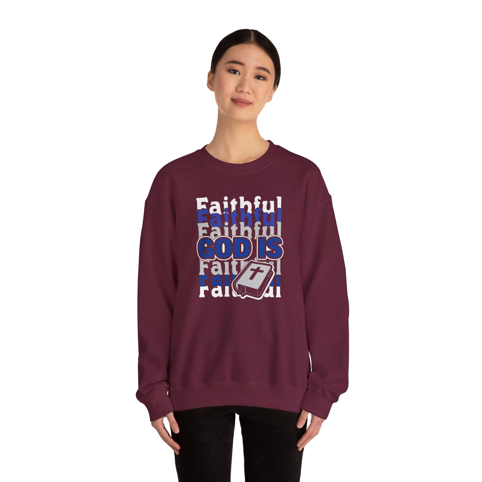 Faithful God Religious Sweatshirt