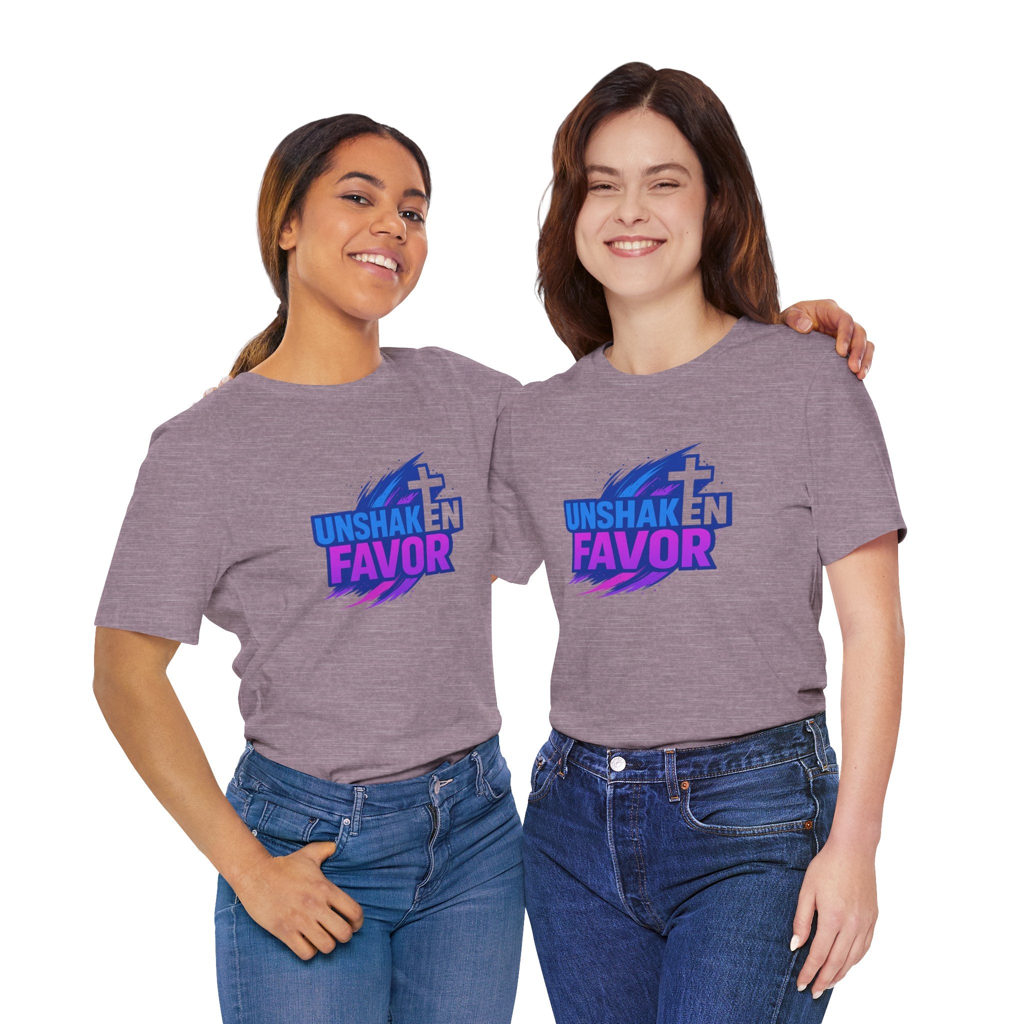 Unshaken Favor Christian Tee — Faith-Based Inspirational Shirt