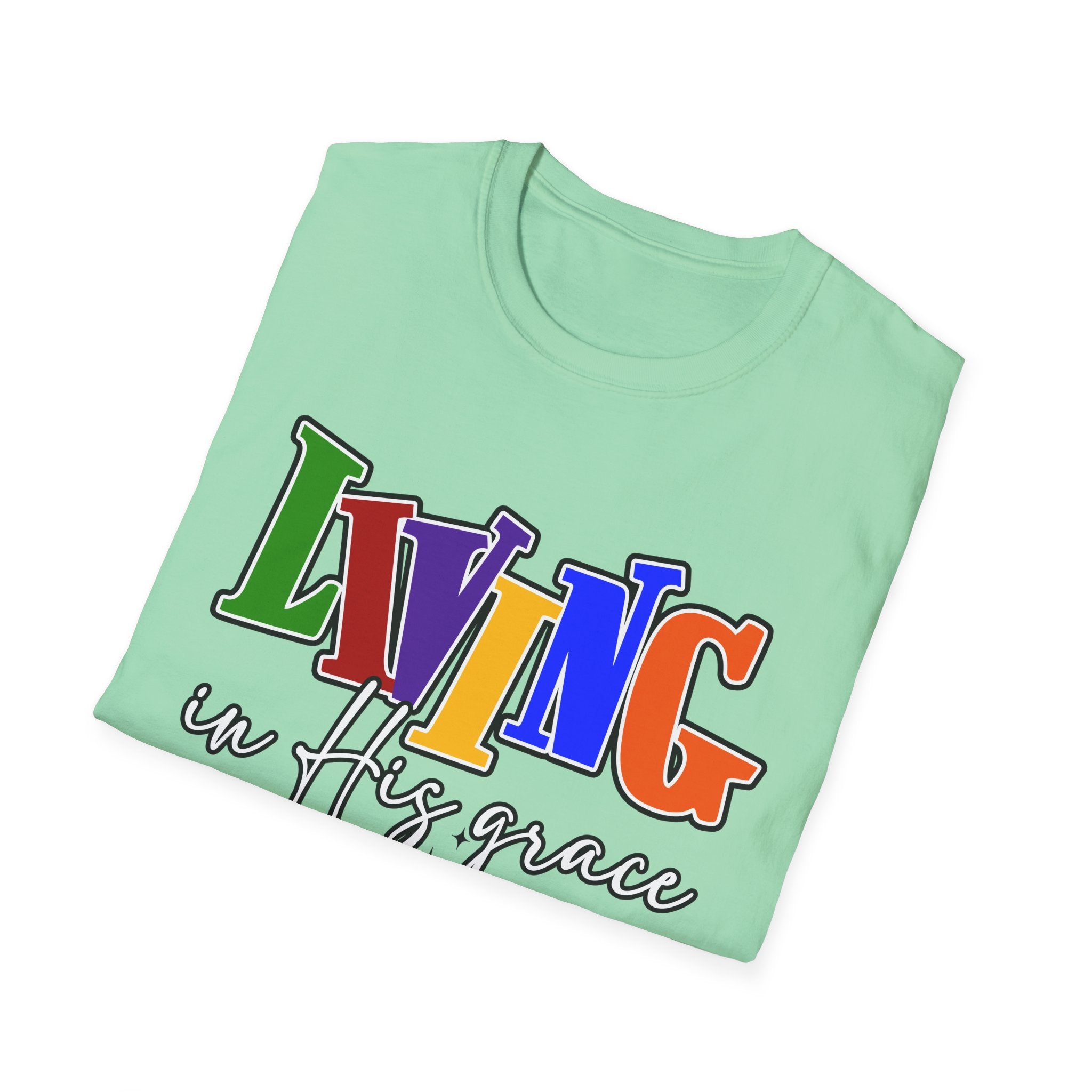 Living in His Grace Christian T-Shirt