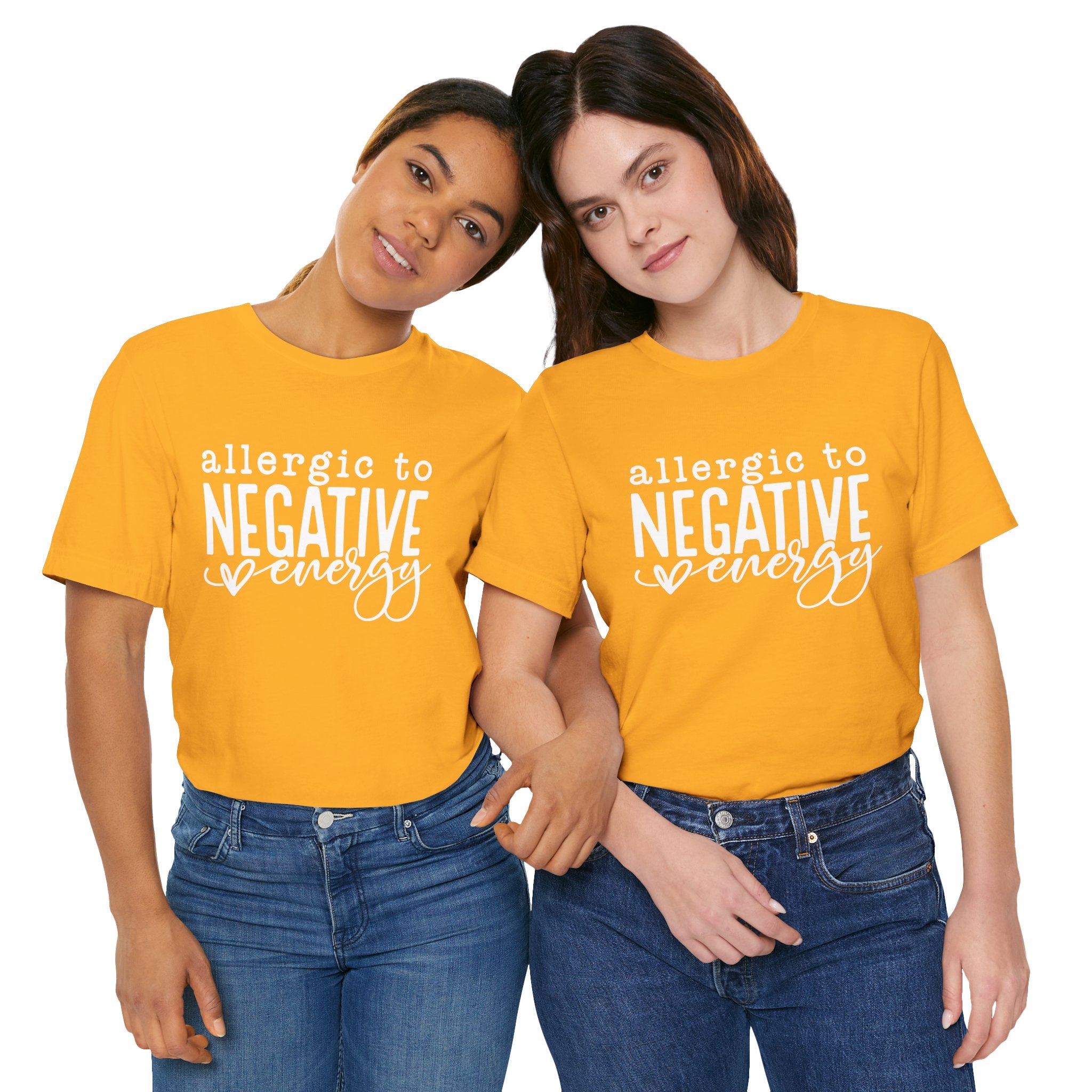 Positive Unisex Allergic To Negative Energy Tee