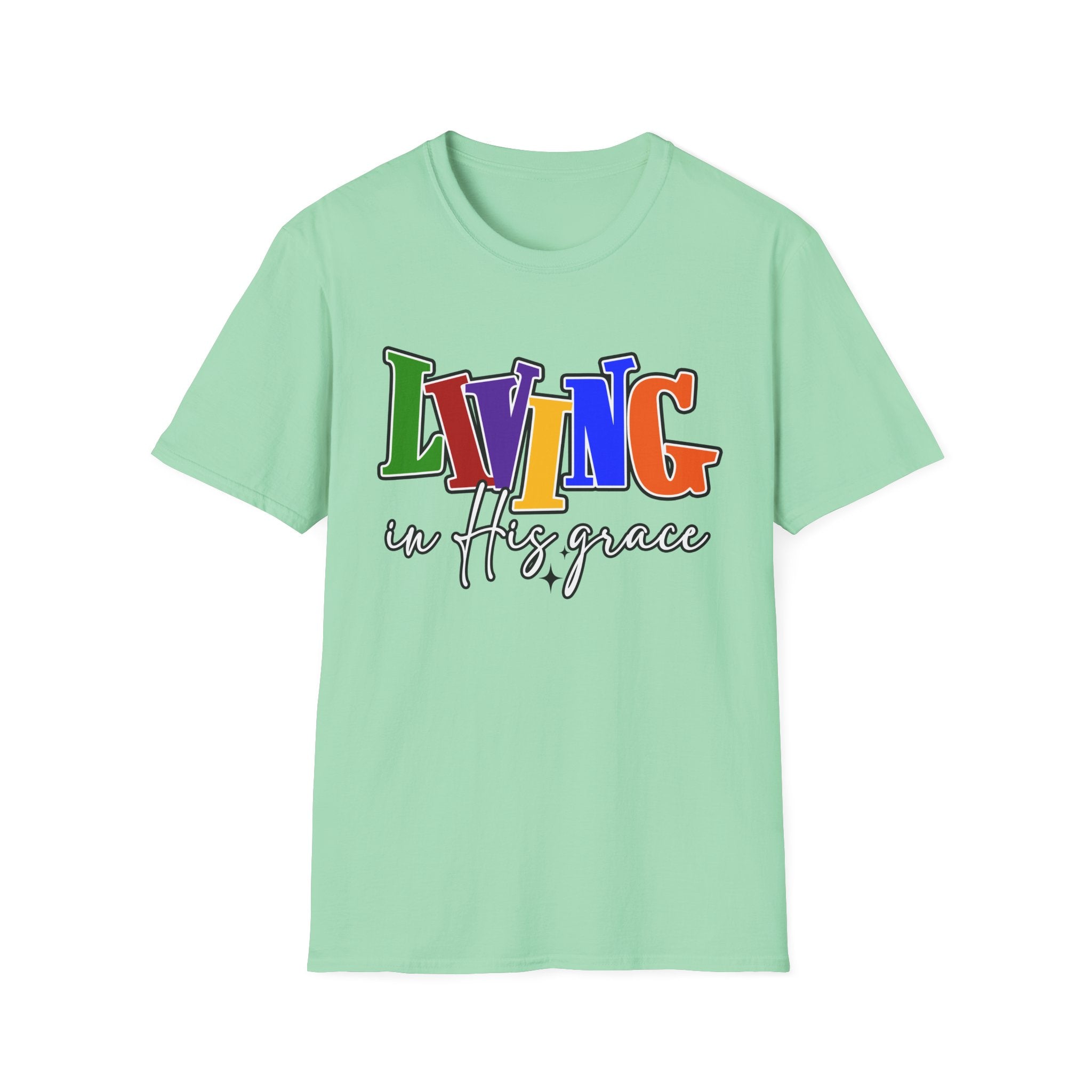 Living in His Grace Christian T-Shirt