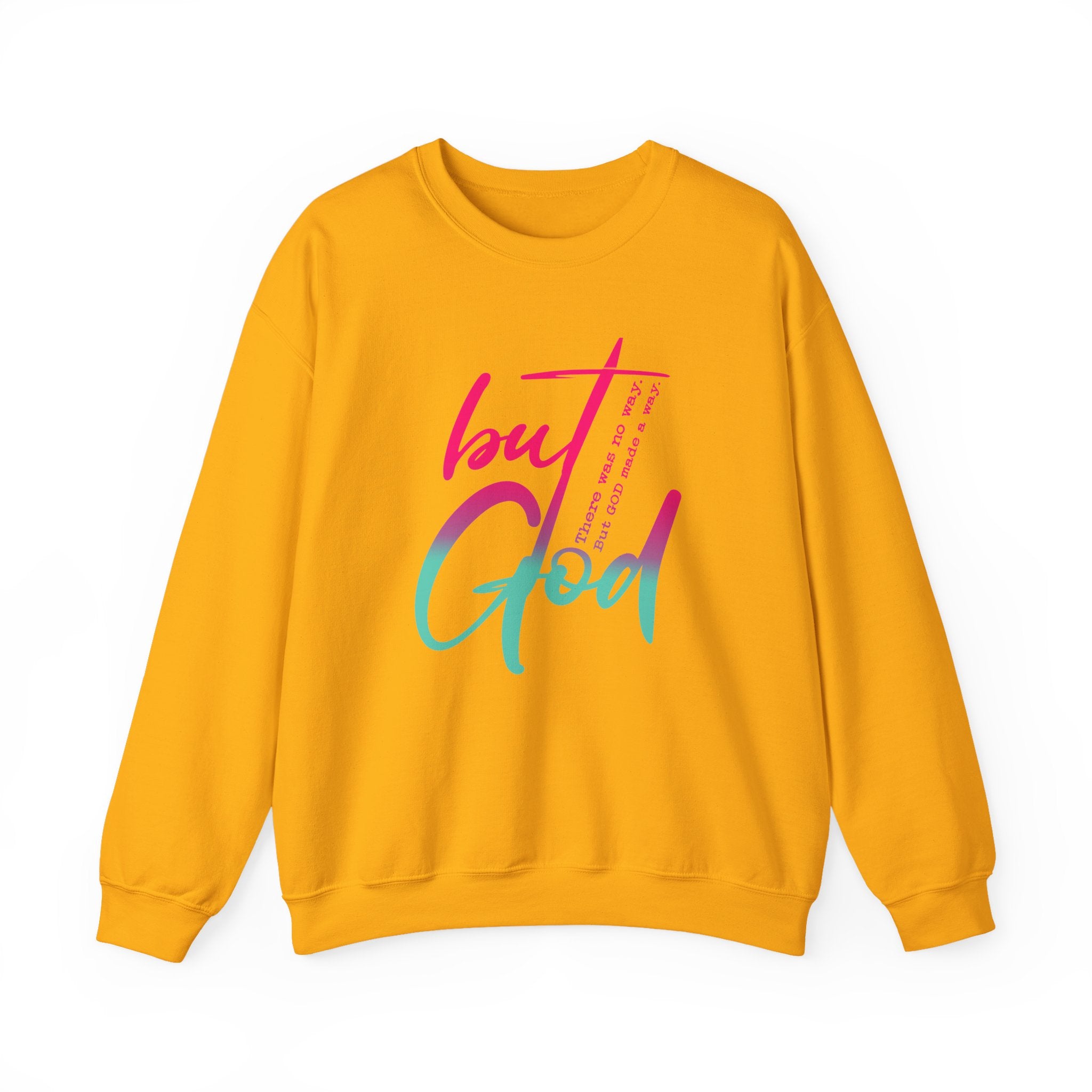 Religious Sweatshirt, Christian Top, Inspirational Jumper, Spiritual Clothing, Bible Verse Apparel, Faith Crewneck, Religious Gift Idea, but