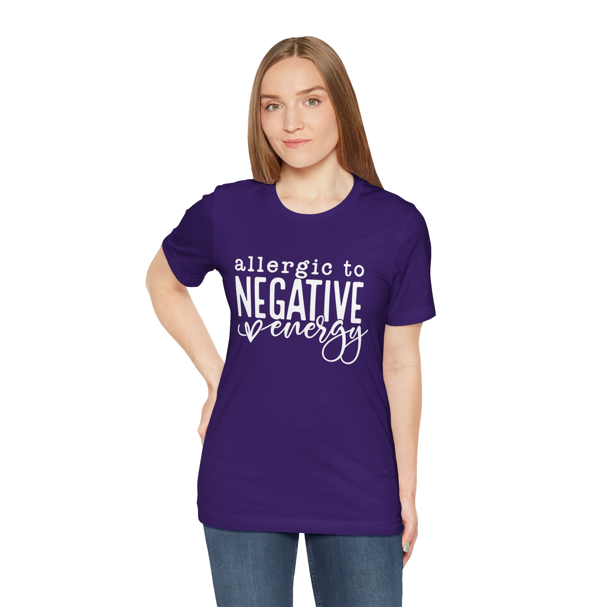 Positive Unisex Allergic To Negative Energy Tee