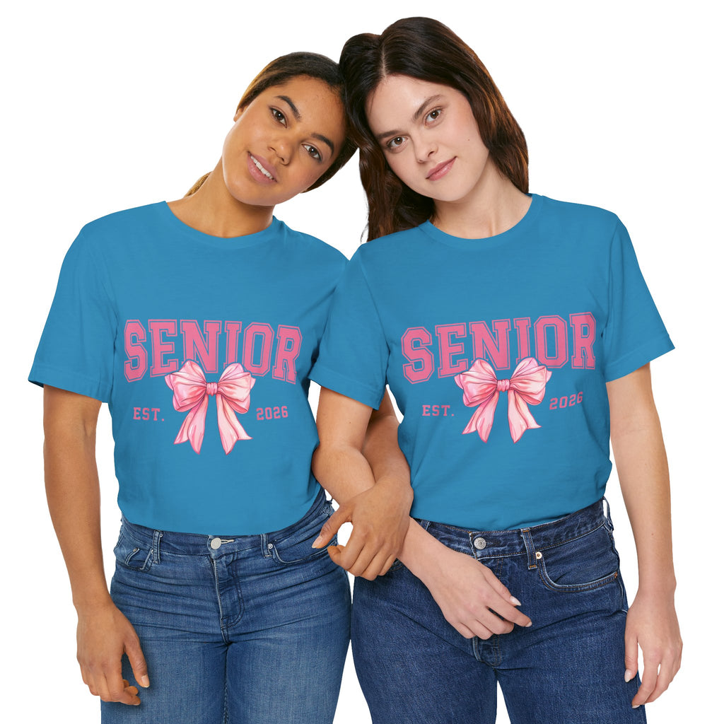 Senior 2026 Short Sleeve Tee with Bow