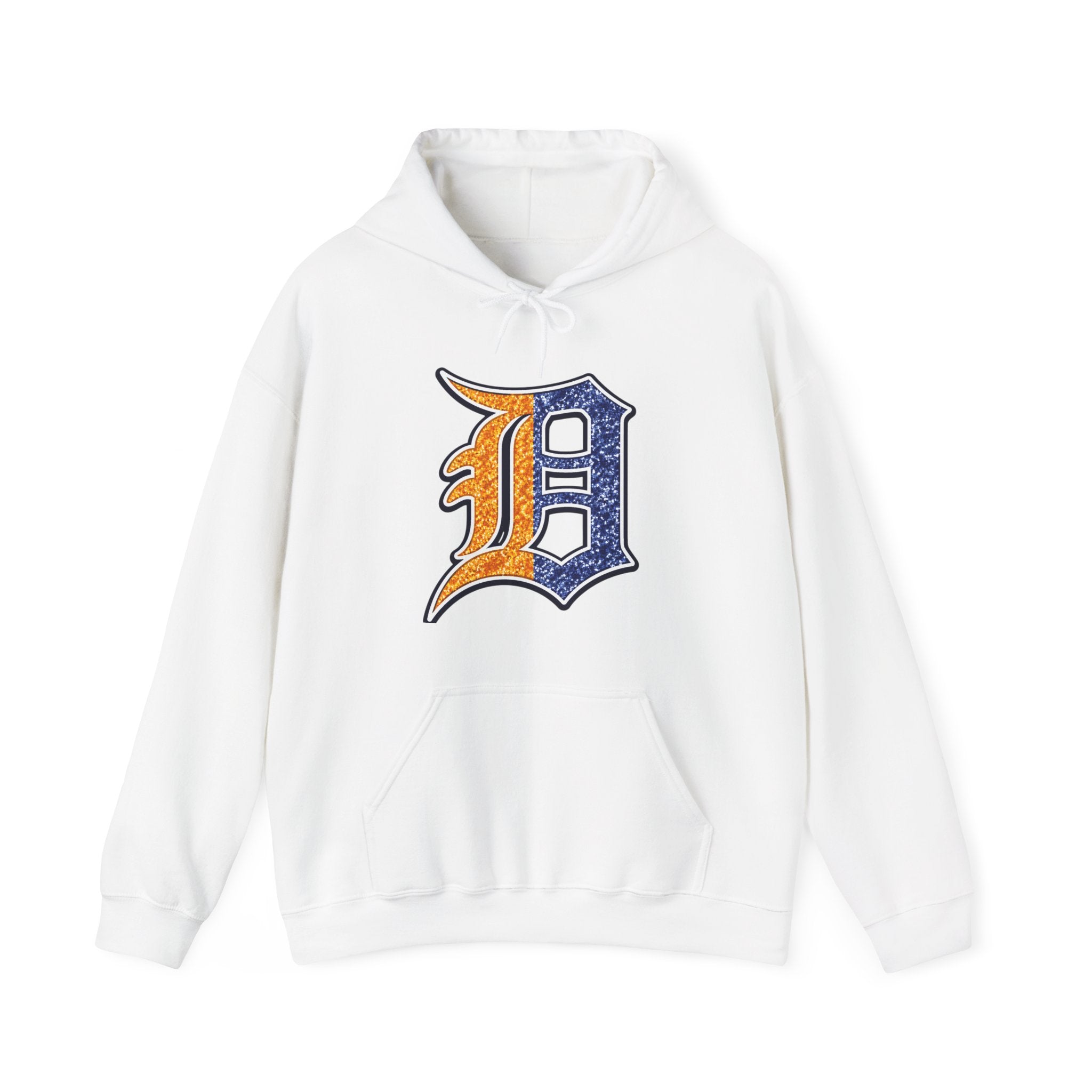 Detroit D Vintage Letter Pullover